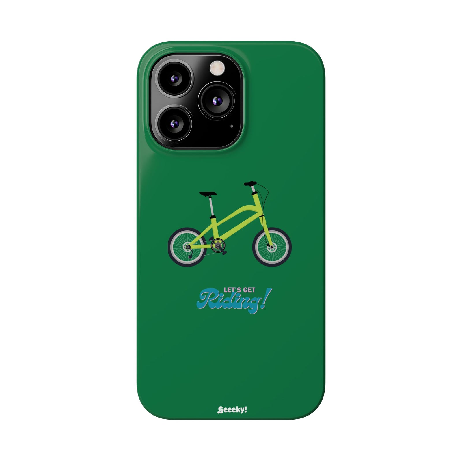 Riding in Racing Green – Slim iPhone Case