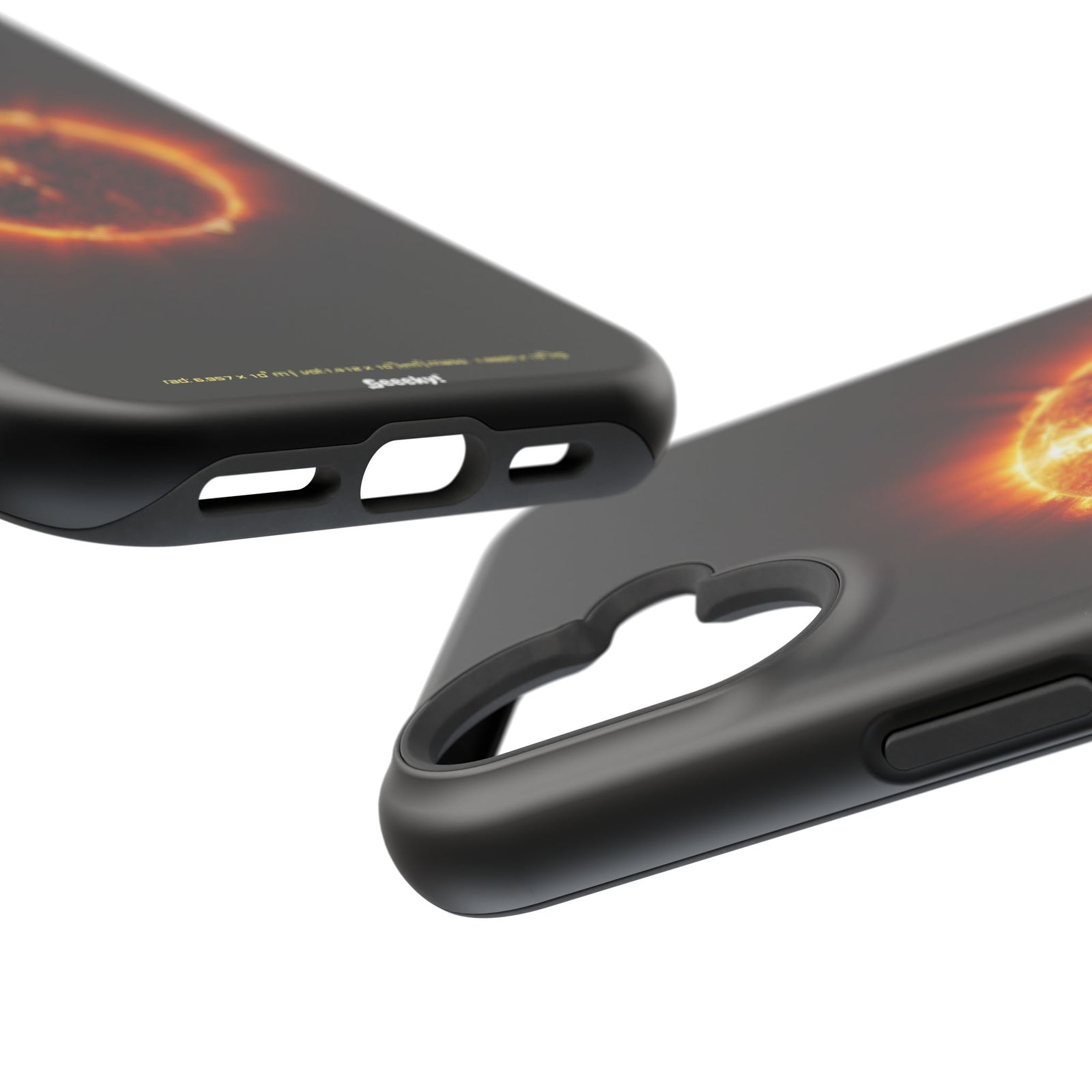 Red Solar Flare – Magnetic Tough iPhone Case