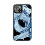 Aqua Surge - Magnetic Clear iPhone Case