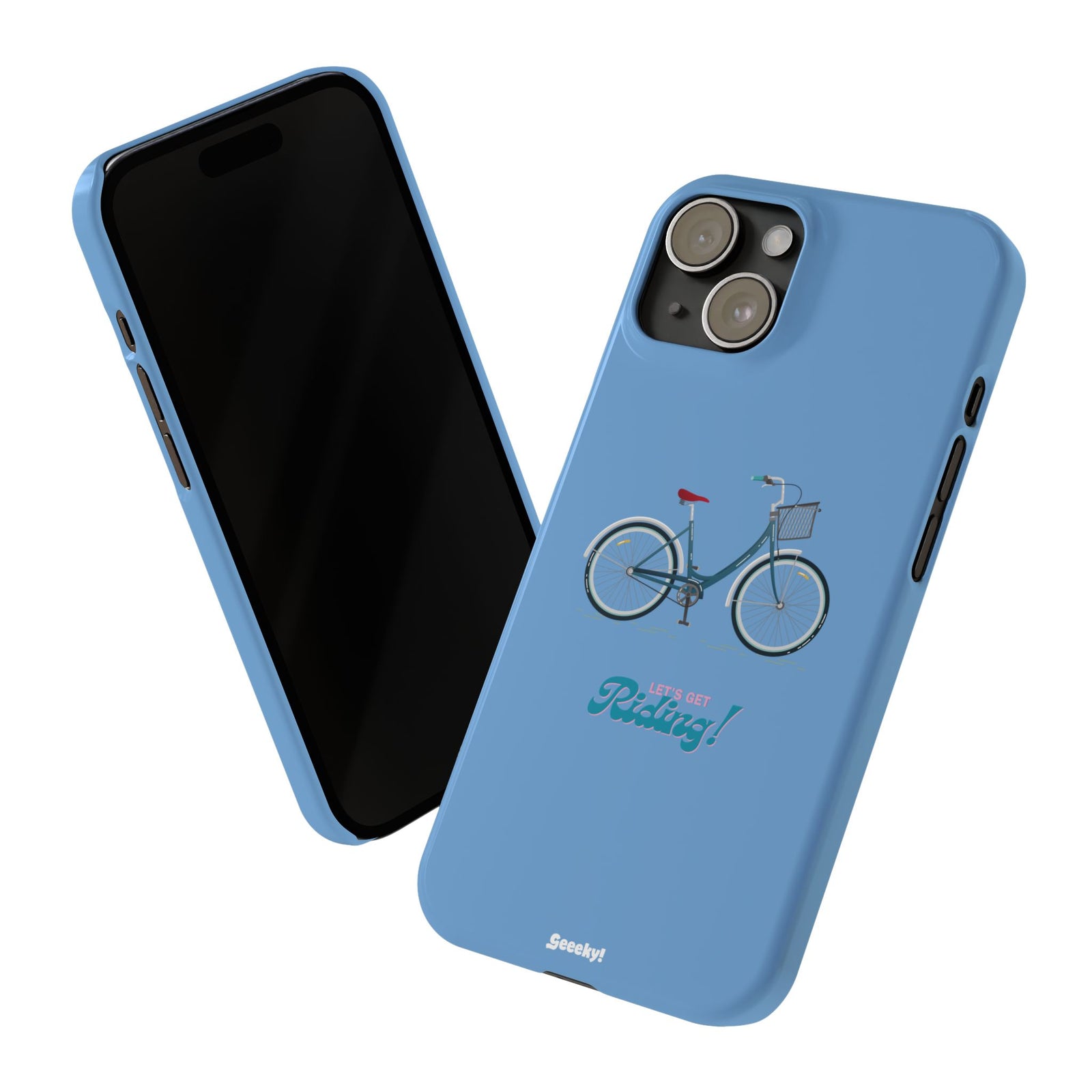 Riding in Blue – Slim iPhone Case