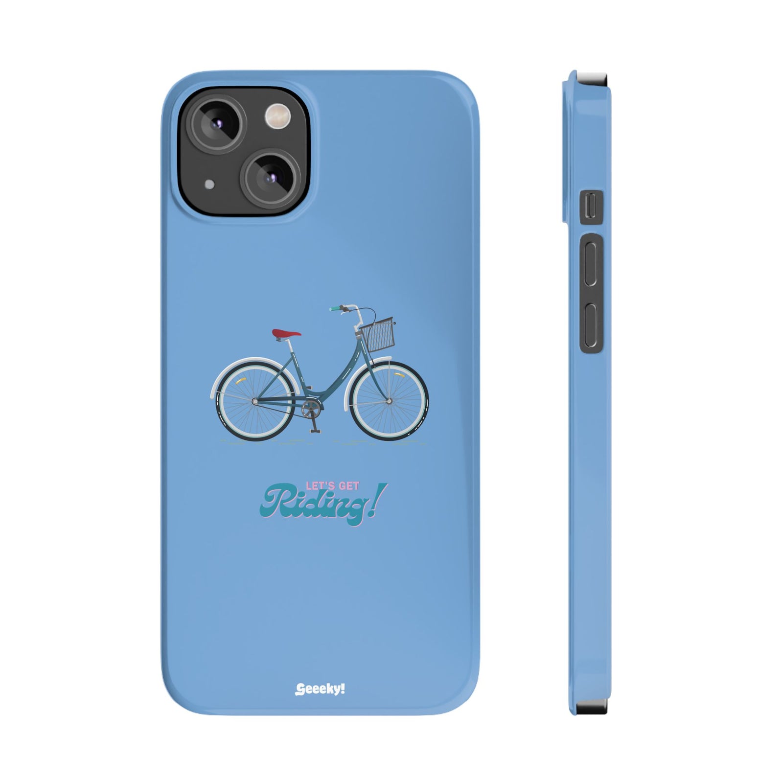 Riding in Blue – Slim iPhone Case