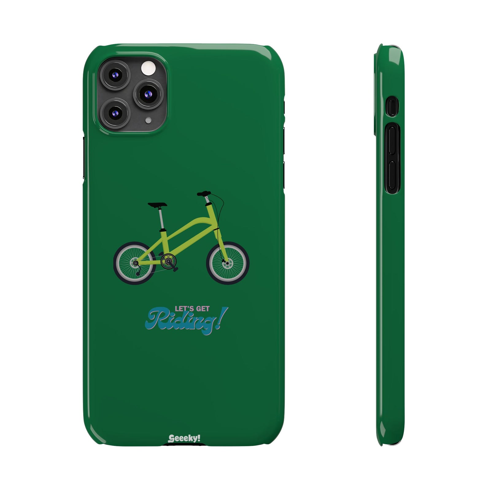 Riding in Racing Green – Slim iPhone Case