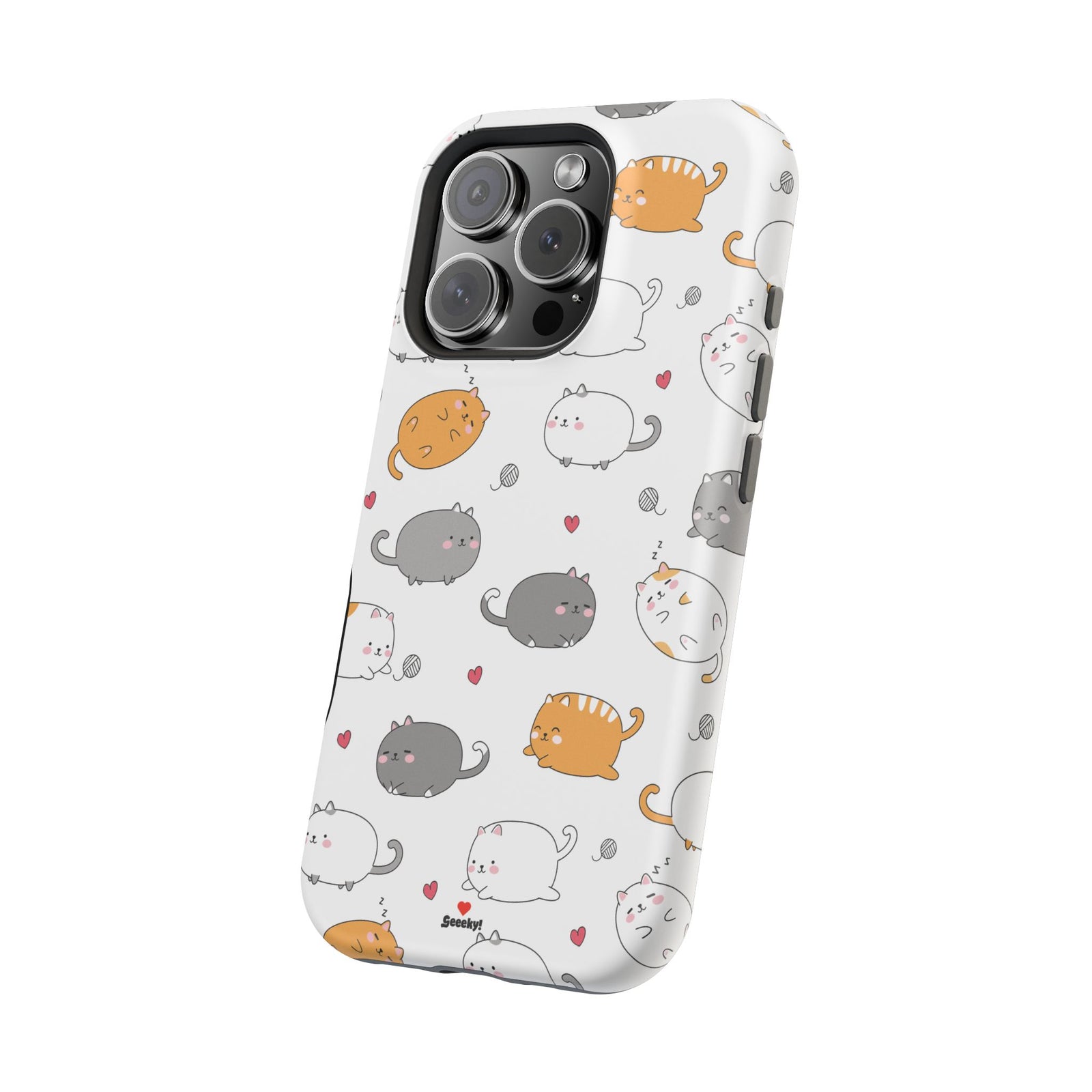 Chubby Cat Cuddle – Magnetic Tough iPhone Case