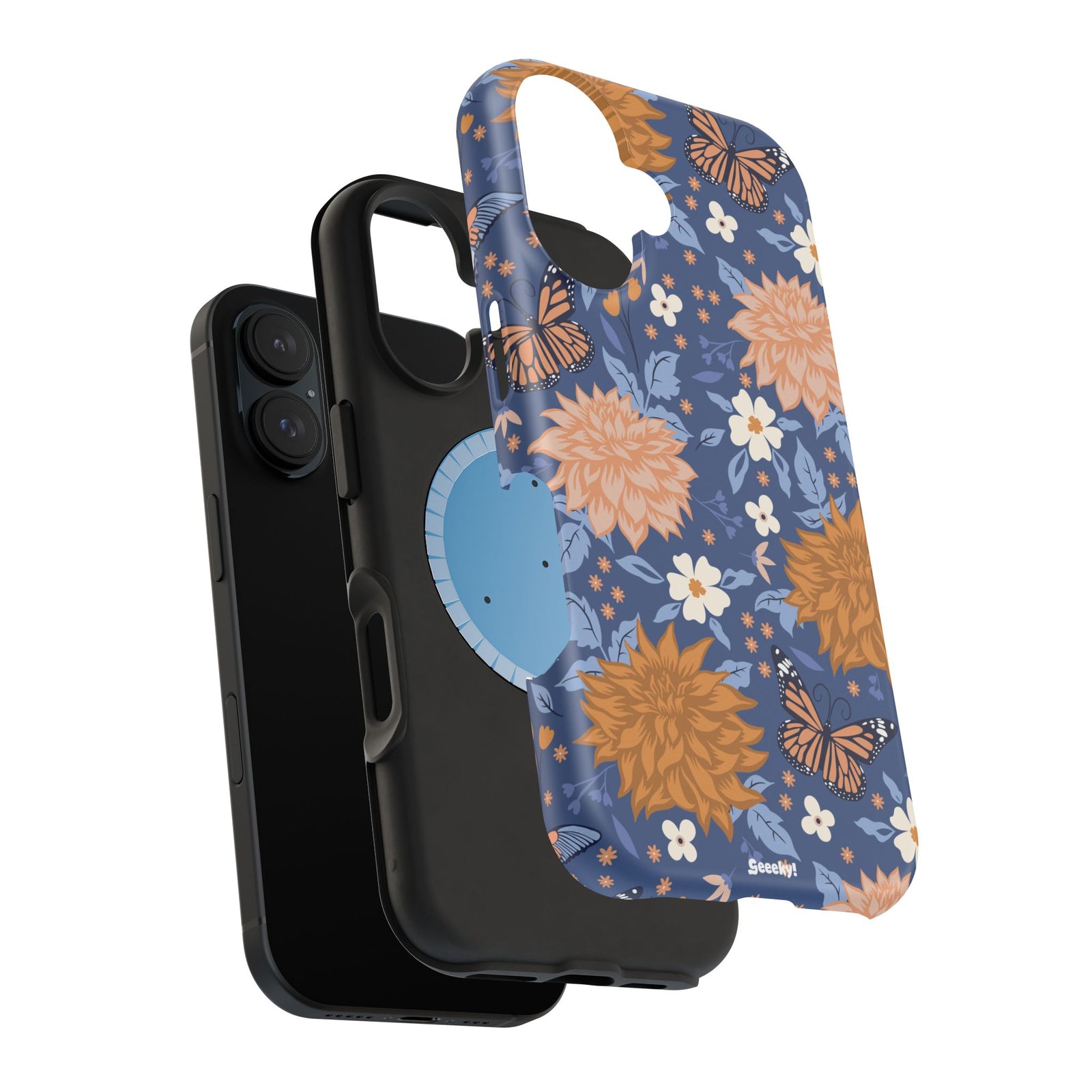 Floral Bliss – Magnetic Tough iPhone Case