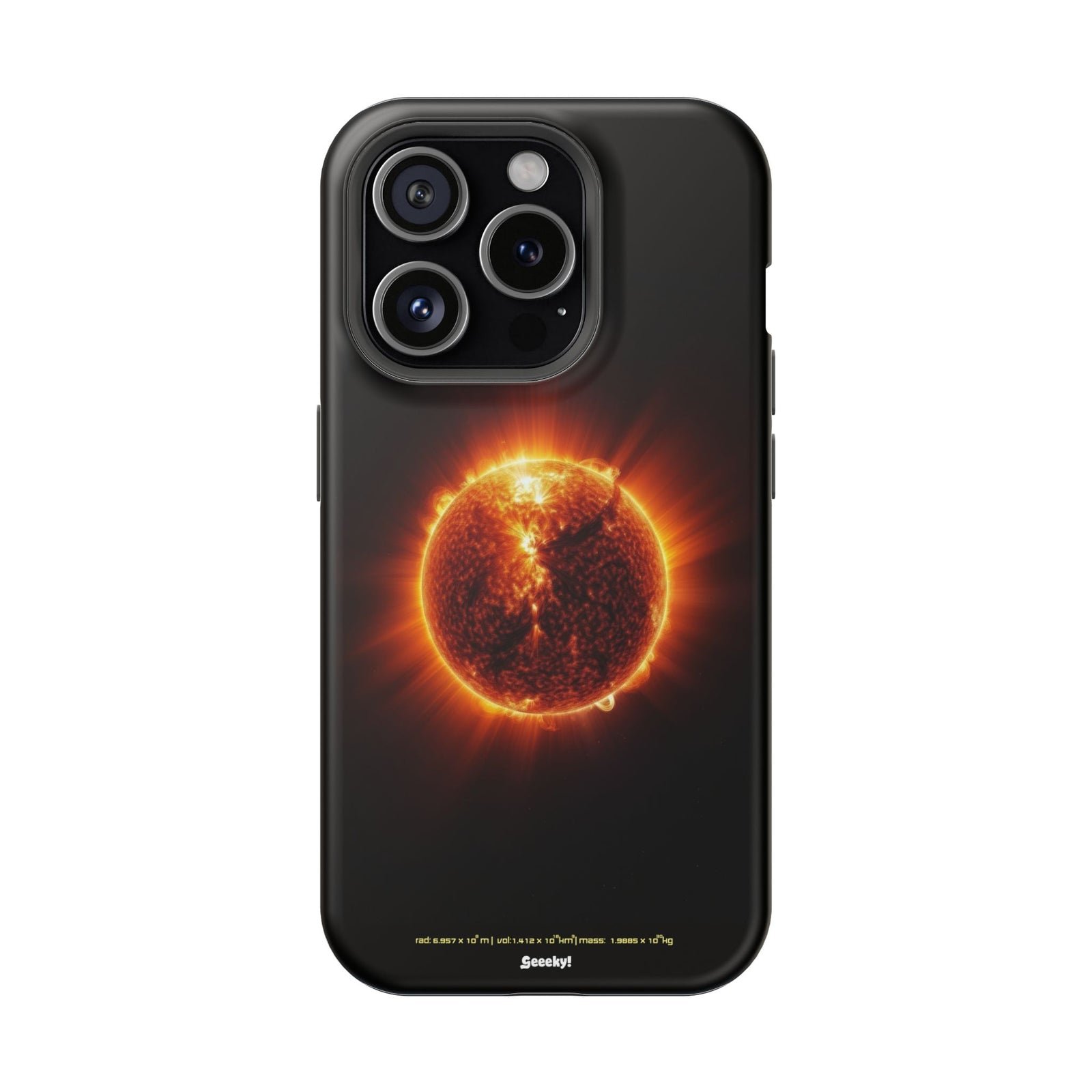 Red Solar Flare – Magnetic Tough iPhone Case