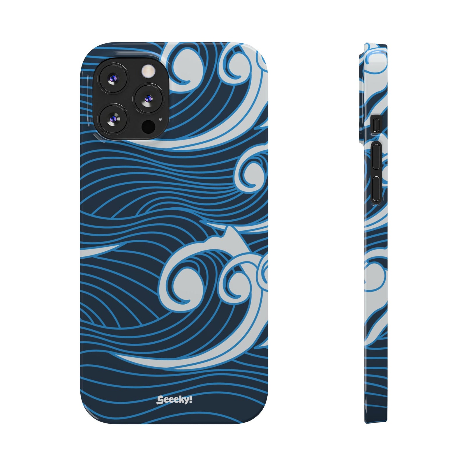 Ocean Waves – Slim Japanese Art Phone Case