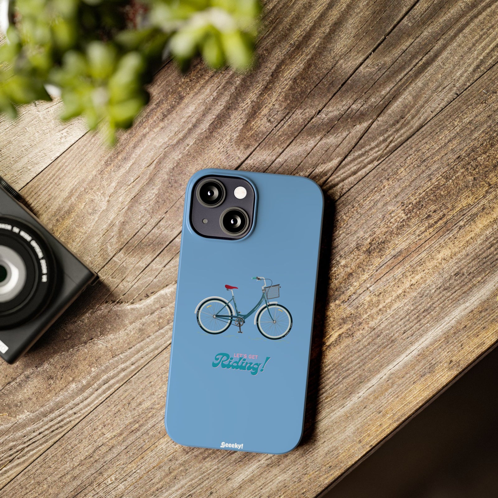 Riding in Blue – Slim iPhone Case