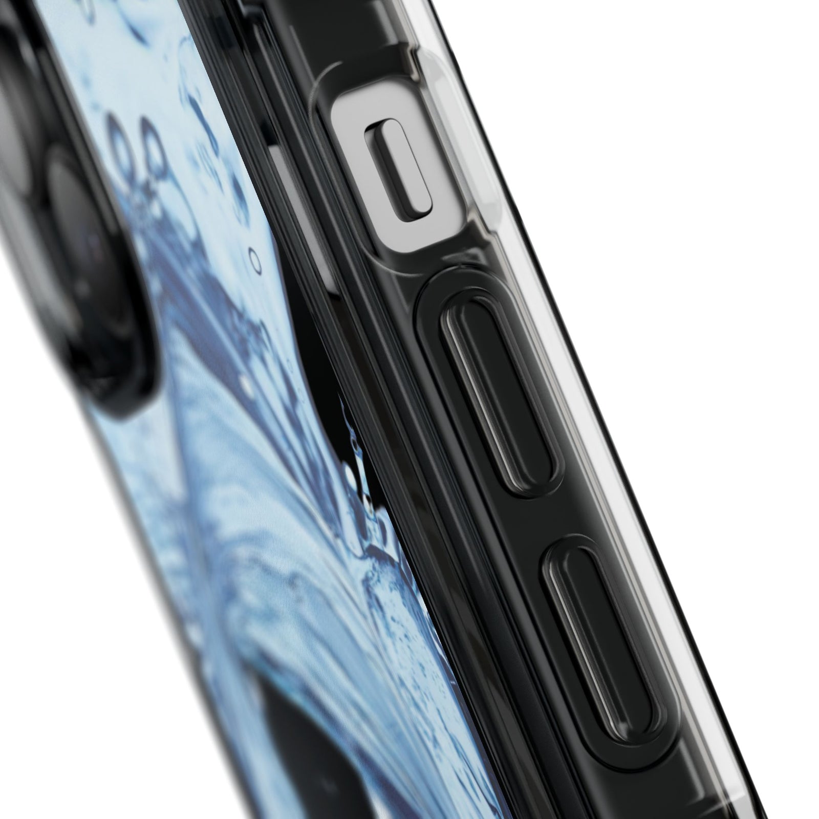 Aqua Surge - Magnetic Clear iPhone Case