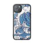 Umi-Nami – Japanese Wave - Magnetic Clear iPhone Case