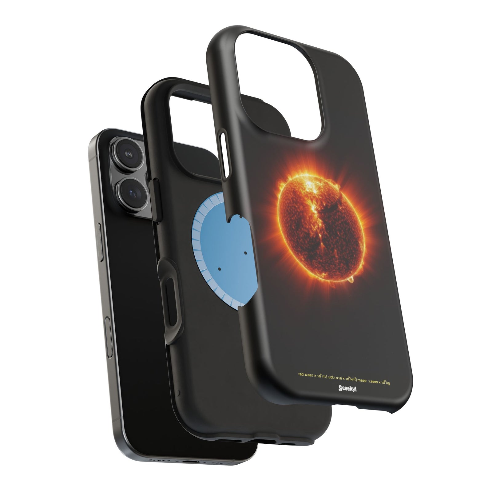 Red Solar Flare – Magnetic Tough iPhone Case