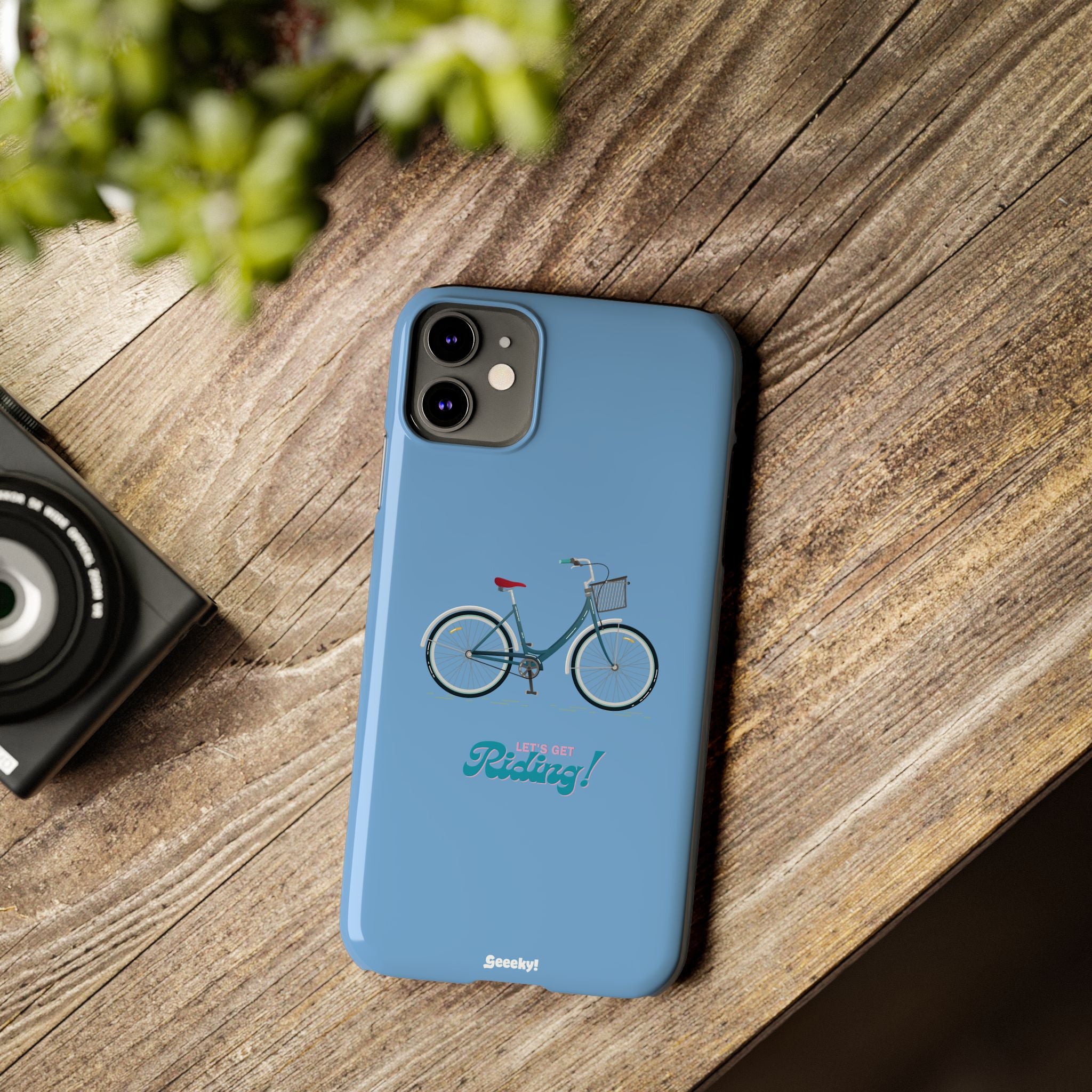 Riding in Blue – Slim iPhone Case