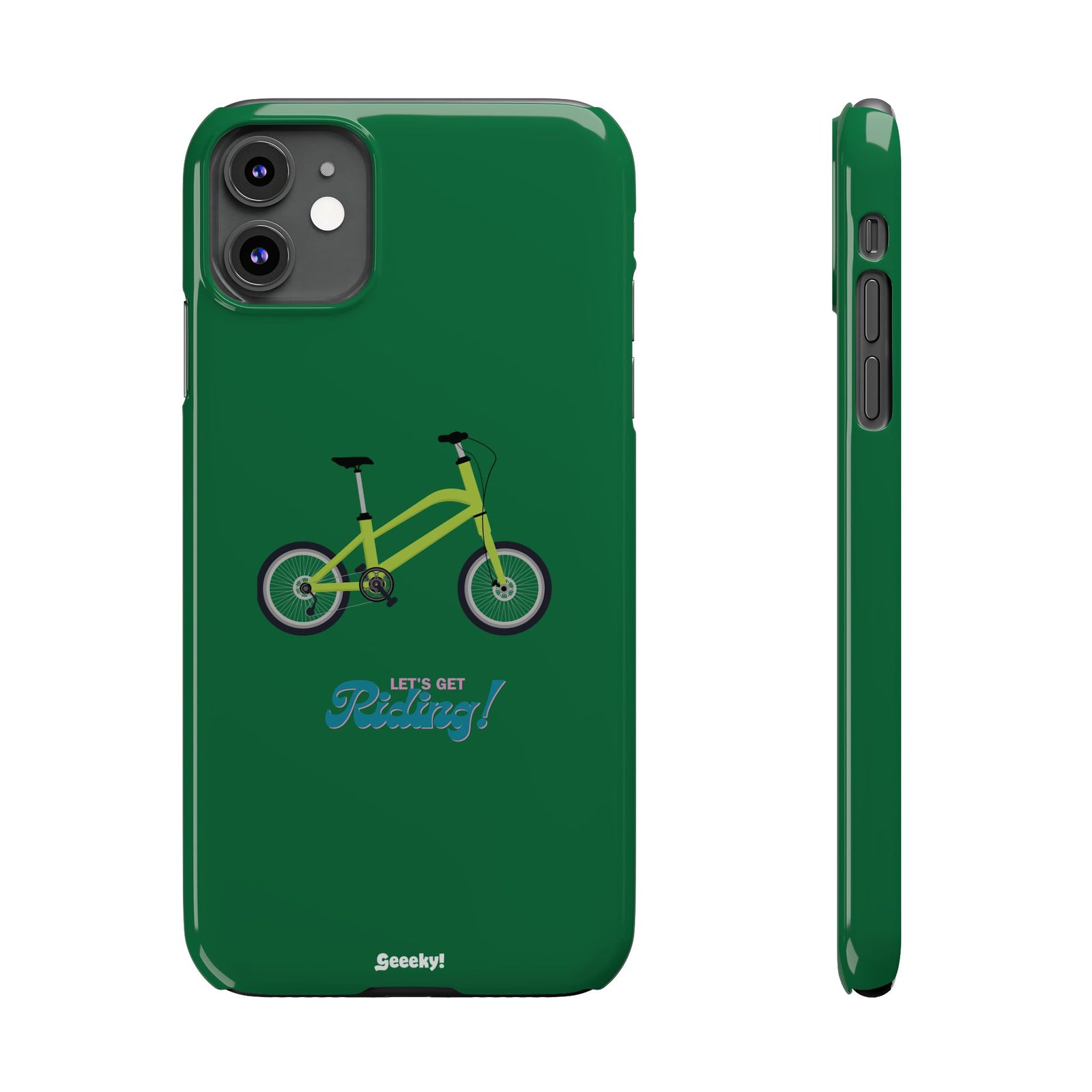 Riding in Racing Green – Slim iPhone Case