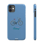 Riding in Blue – Slim iPhone Case