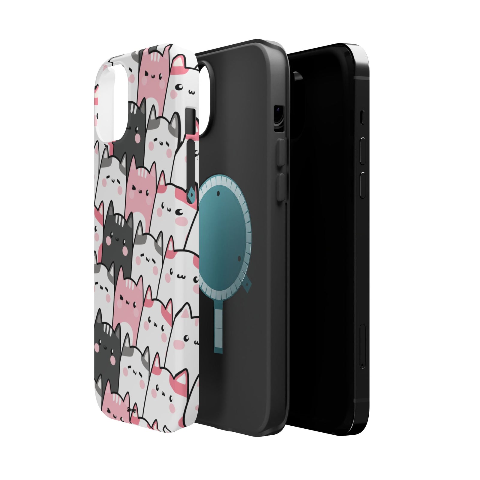 Chubby Cat Mega Cuddle – Magnetic Tough iPhone Case