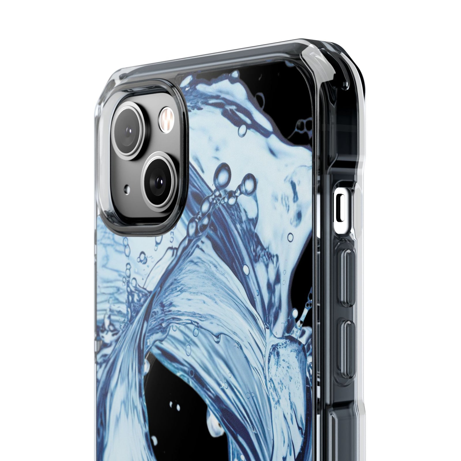 Aqua Surge - Magnetic Clear iPhone Case