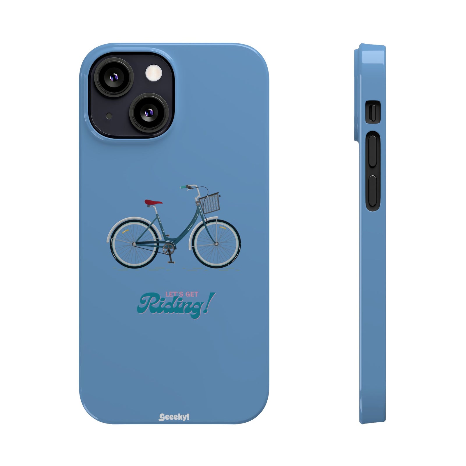 Riding in Blue – Slim iPhone Case