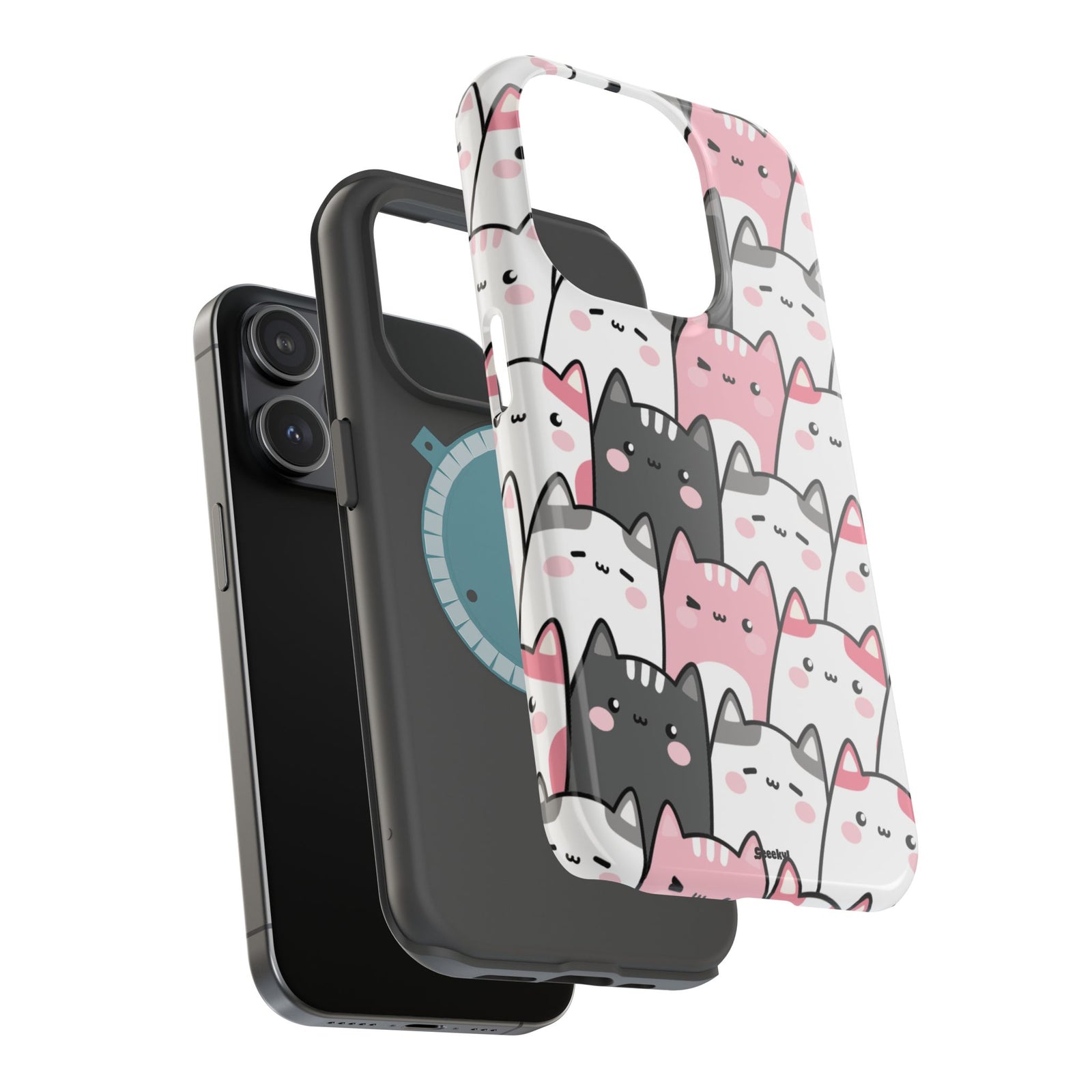 Chubby Cat Mega Cuddle – Magnetic Tough iPhone Case