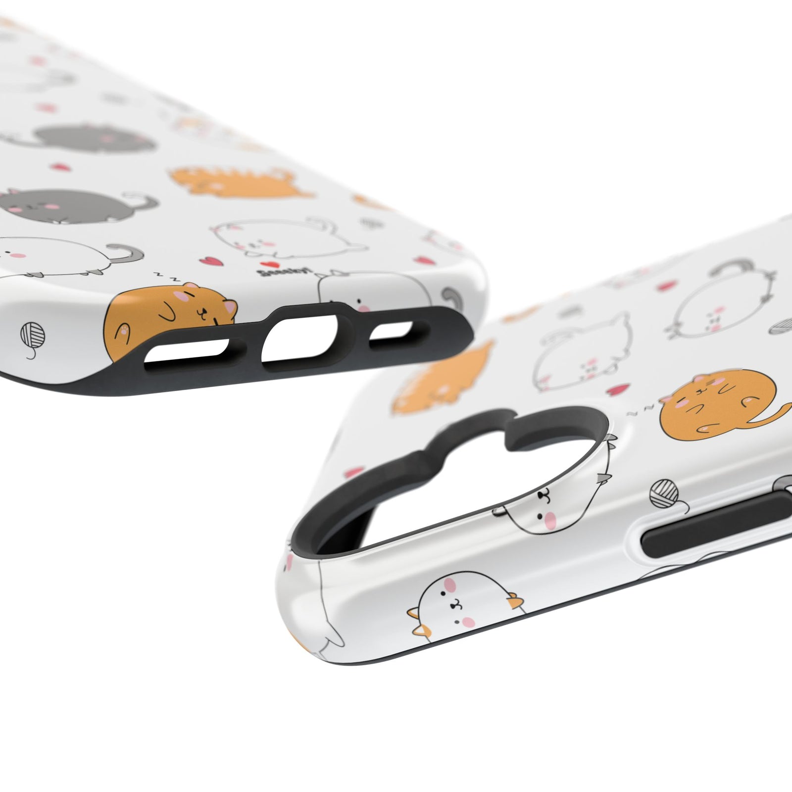 Chubby Cat Cuddle – Magnetic Tough iPhone Case