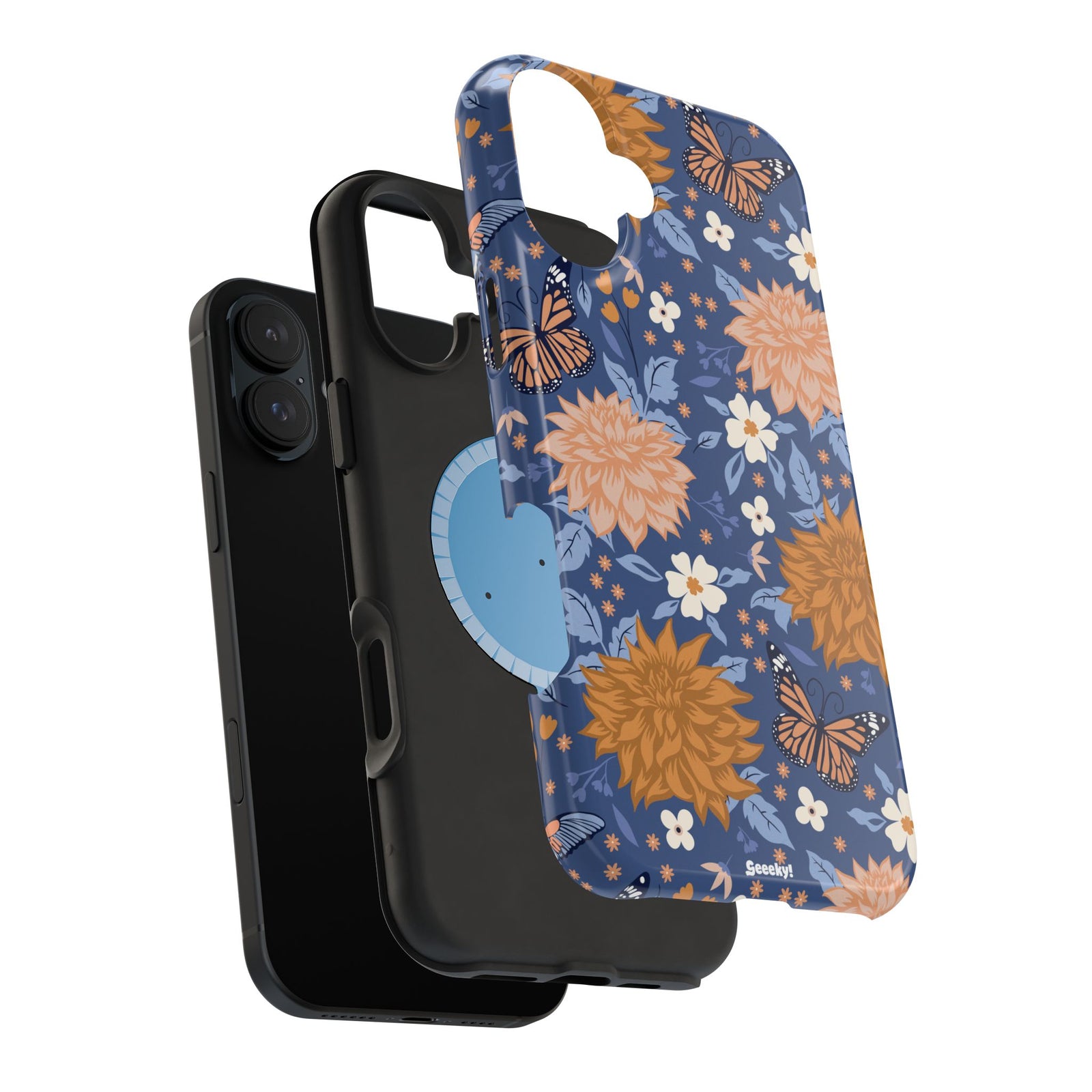 Floral Bliss – Magnetic Tough iPhone Case