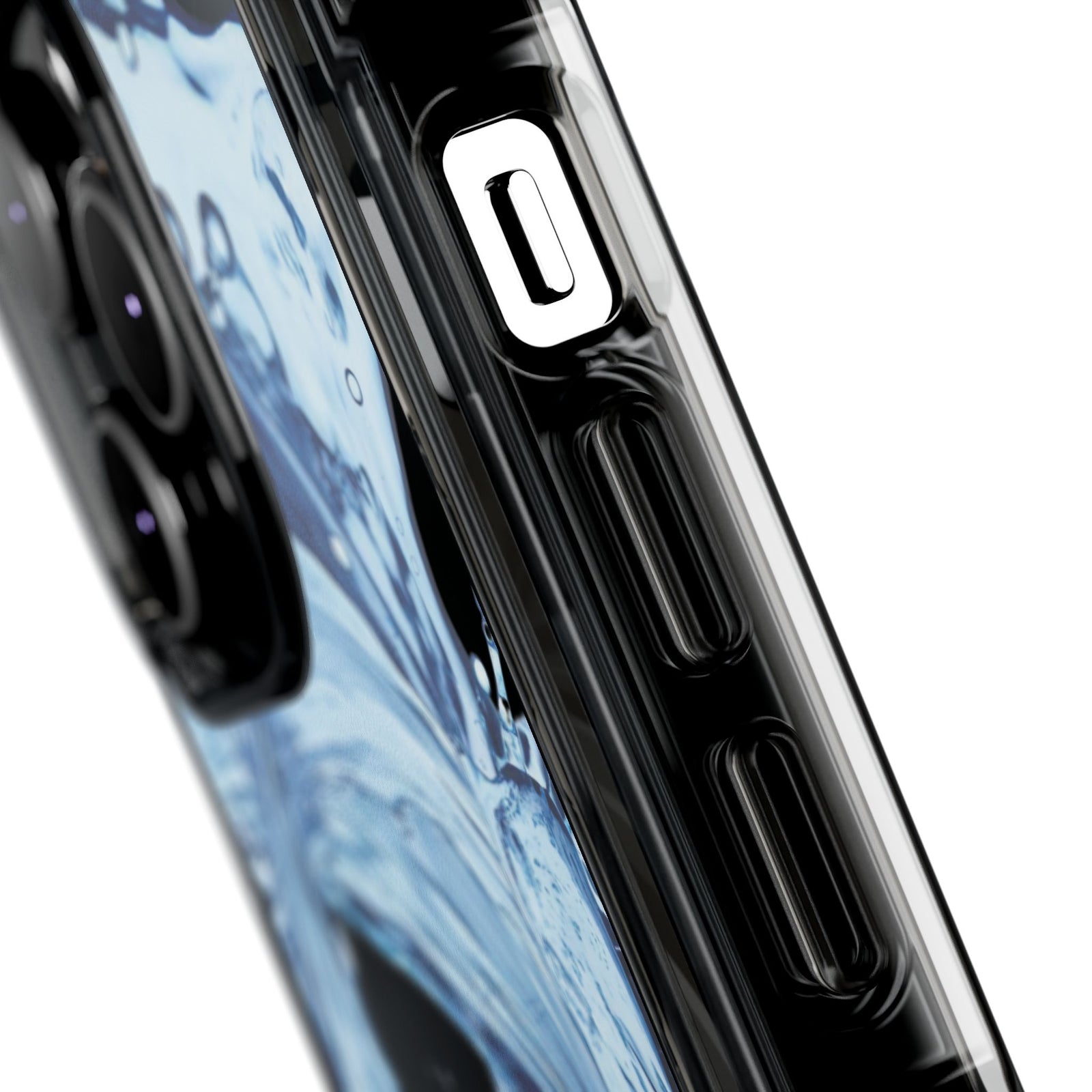 Aqua Surge - Magnetic Clear iPhone Case