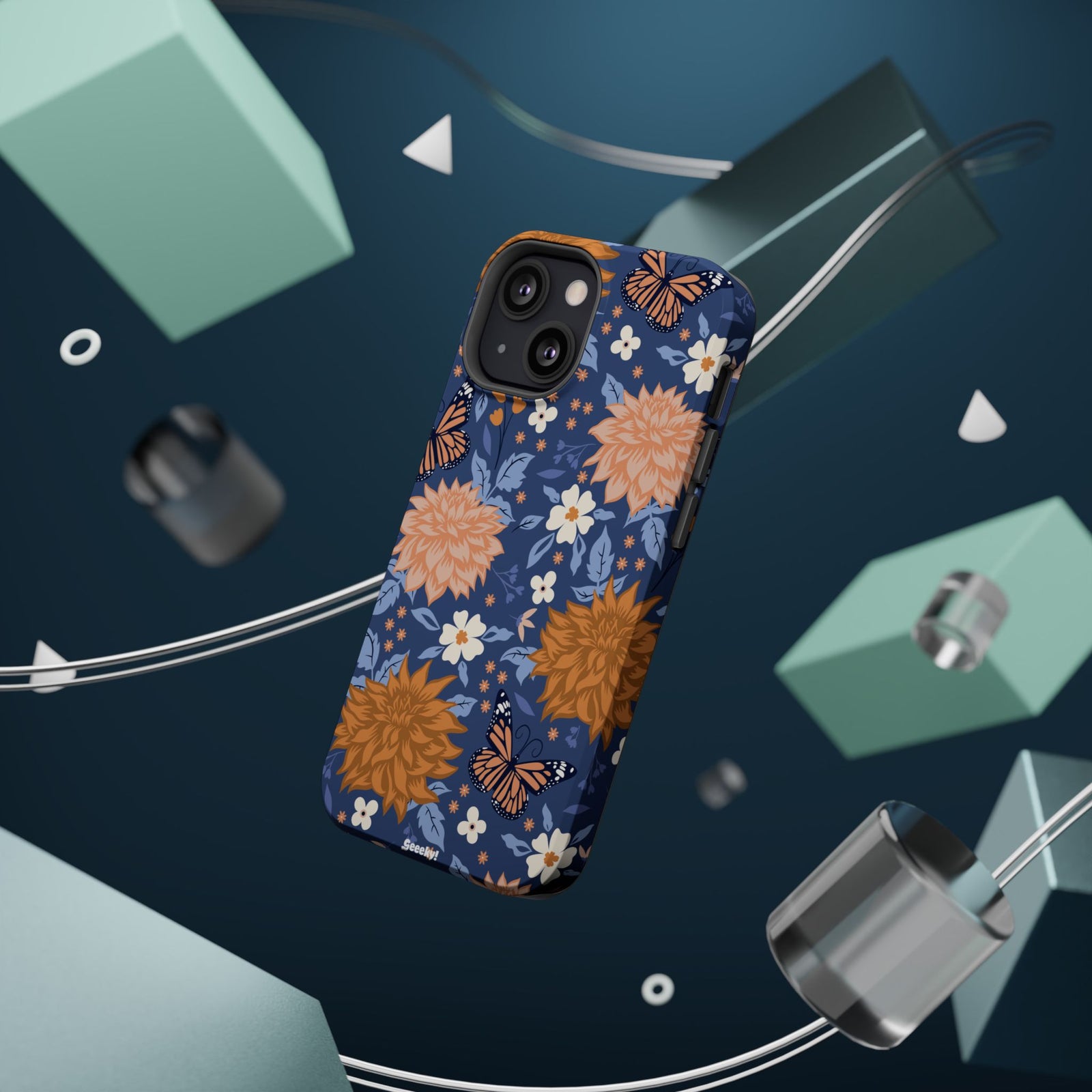 Floral Bliss – Magnetic Tough iPhone Case