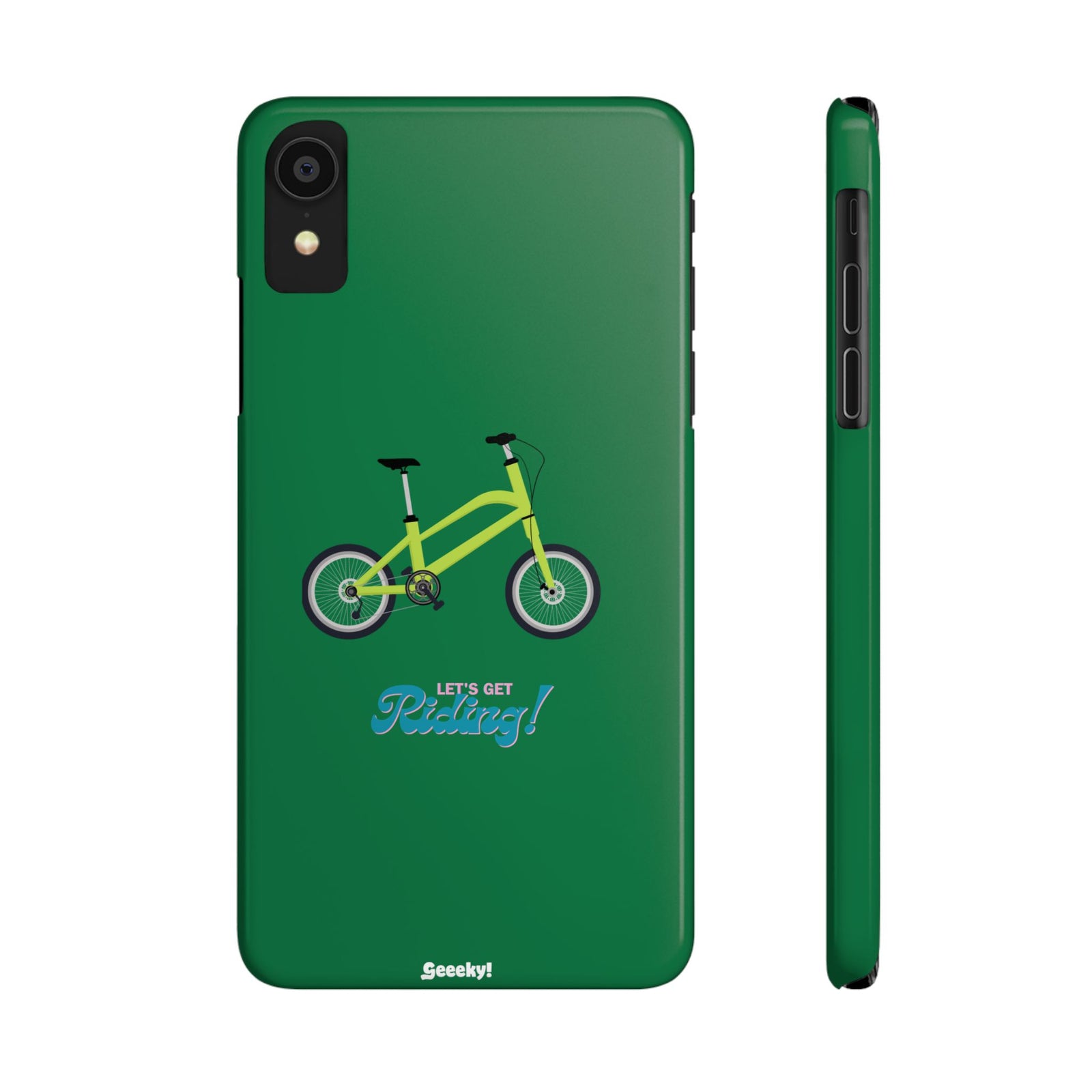 Riding in Racing Green – Slim iPhone Case