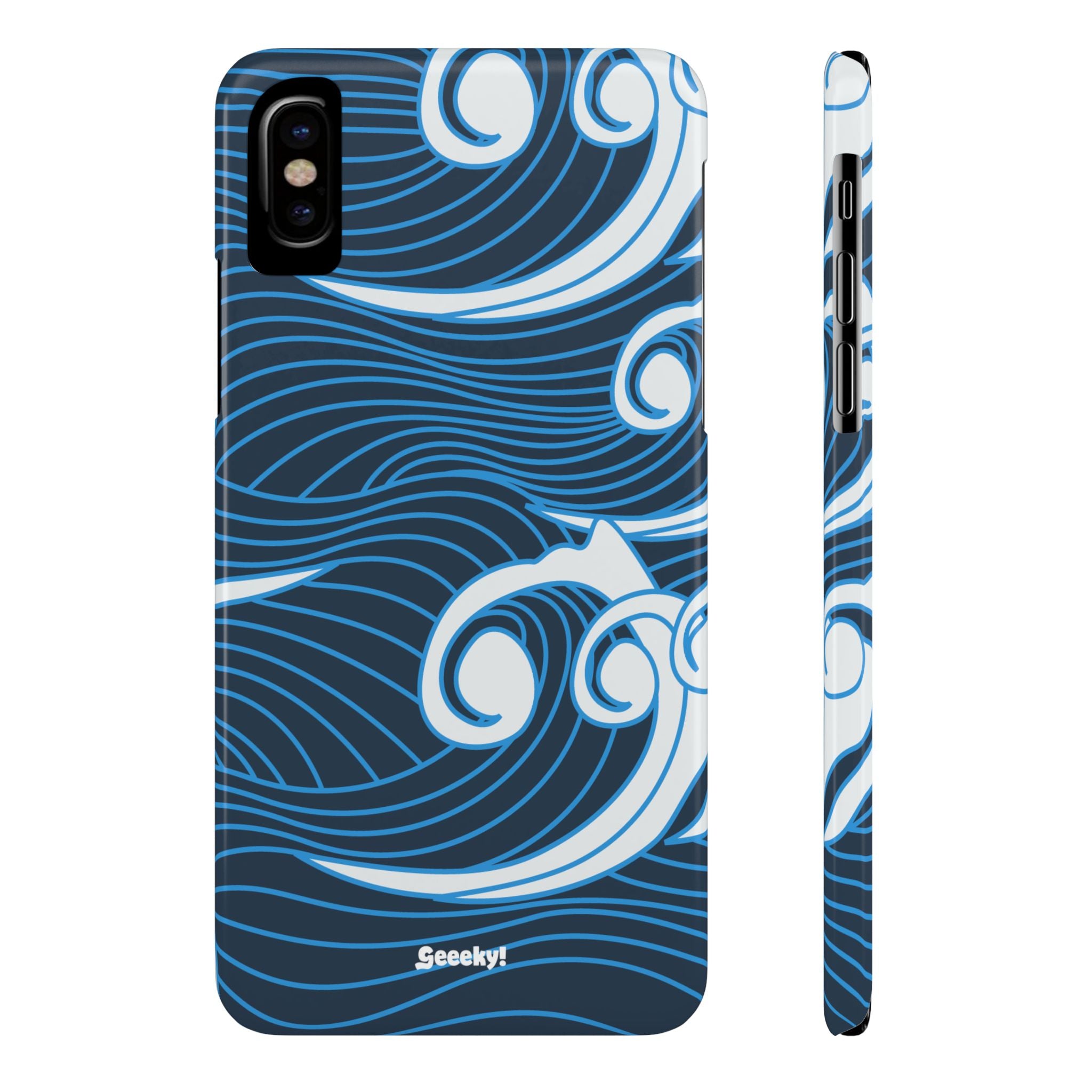 Ocean Waves – Slim Japanese Art Phone Case