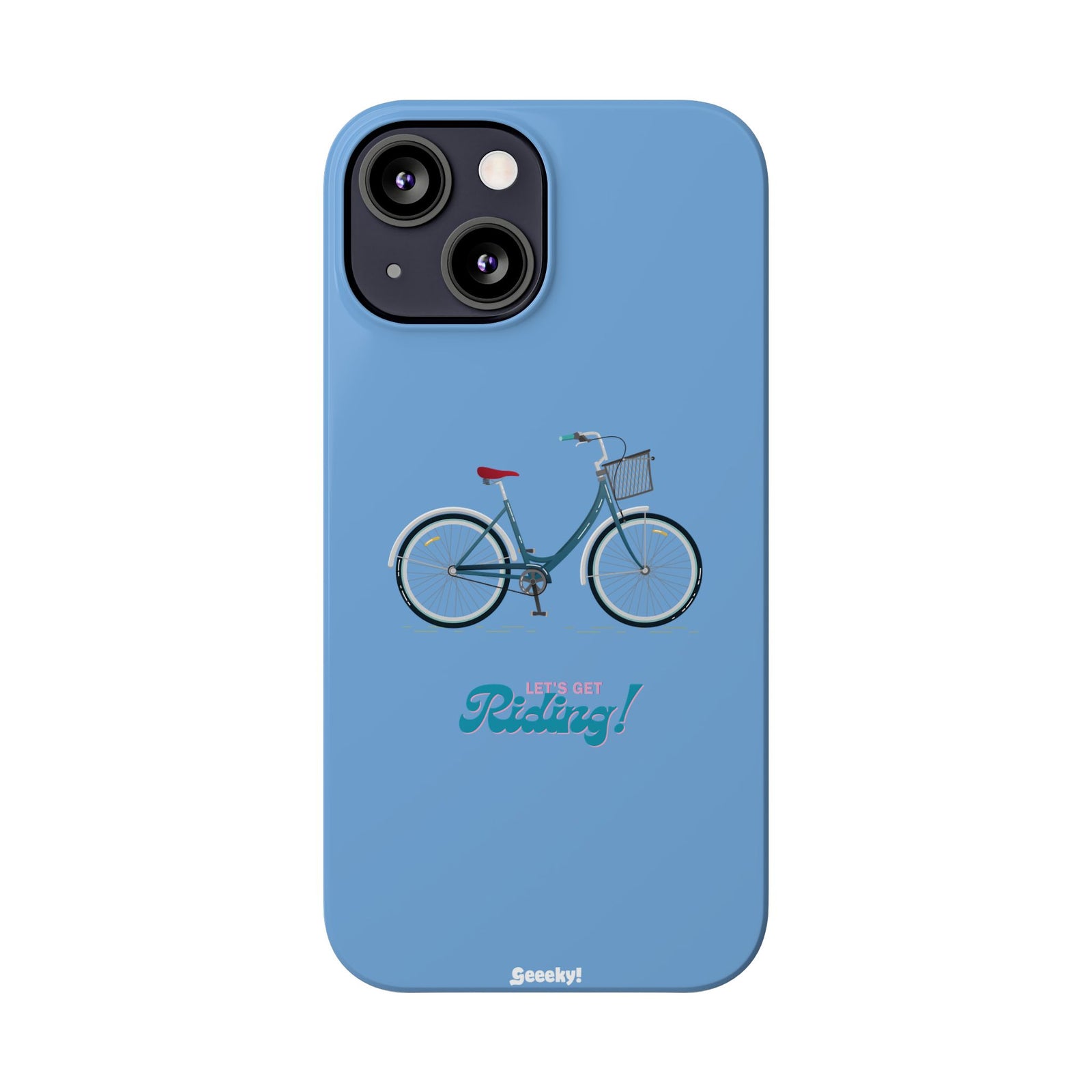 Riding in Blue – Slim iPhone Case