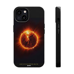 Red Solar Flare – Magnetic Tough iPhone Case