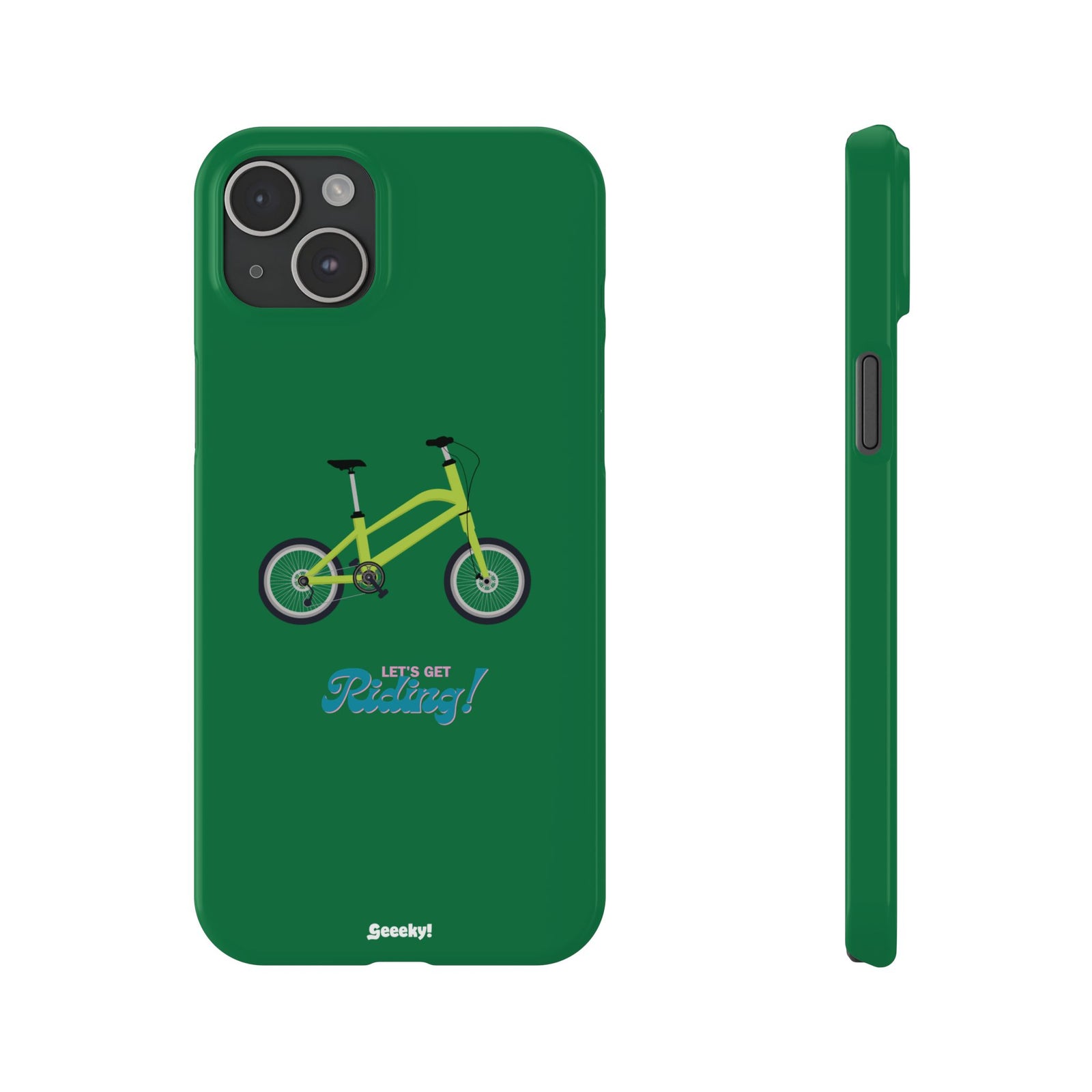 Riding in Racing Green – Slim iPhone Case