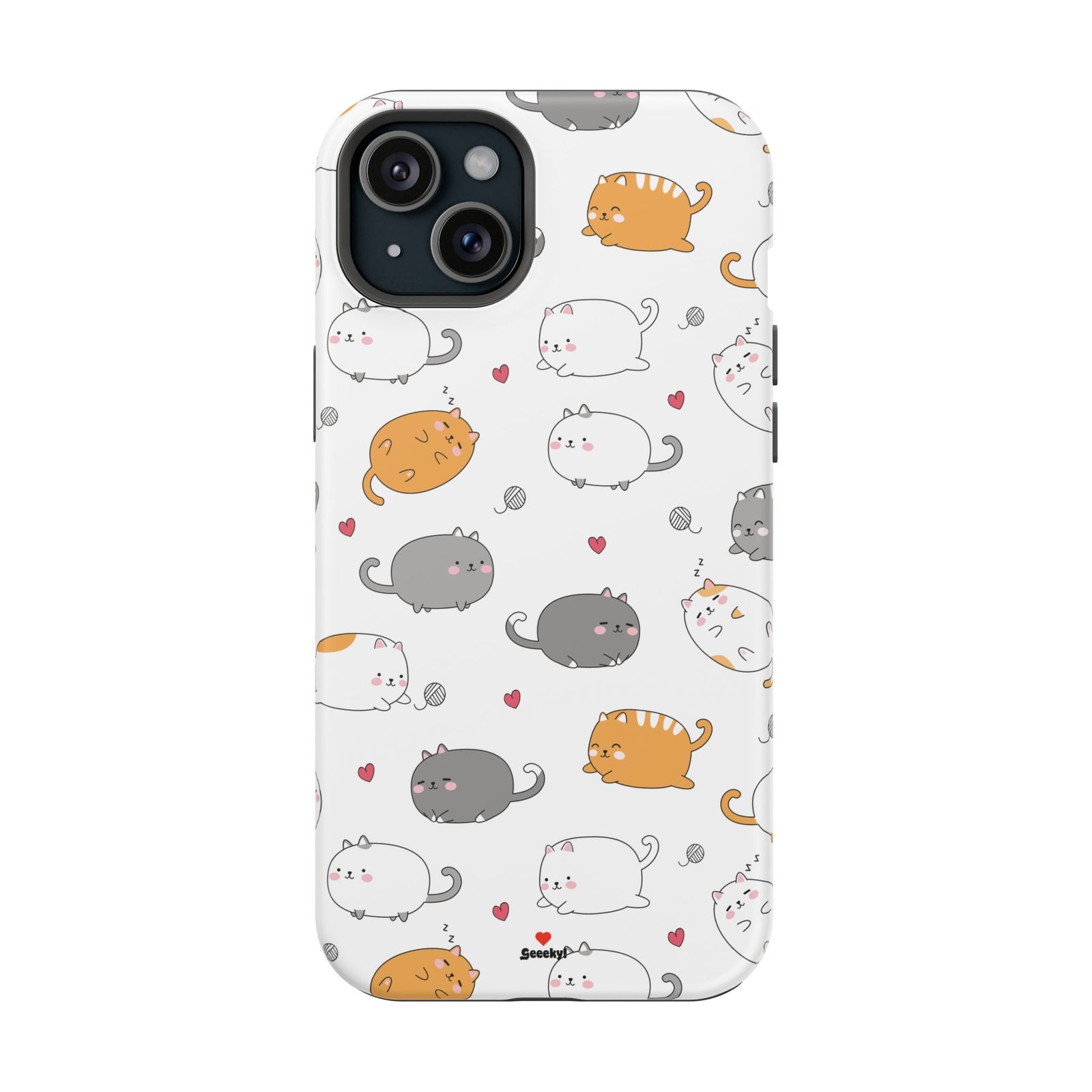 Chubby Cat Cuddle – Magnetic Tough iPhone Case