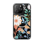 Whimsical Floral Symphony - Magnetic Clear iPhone Case