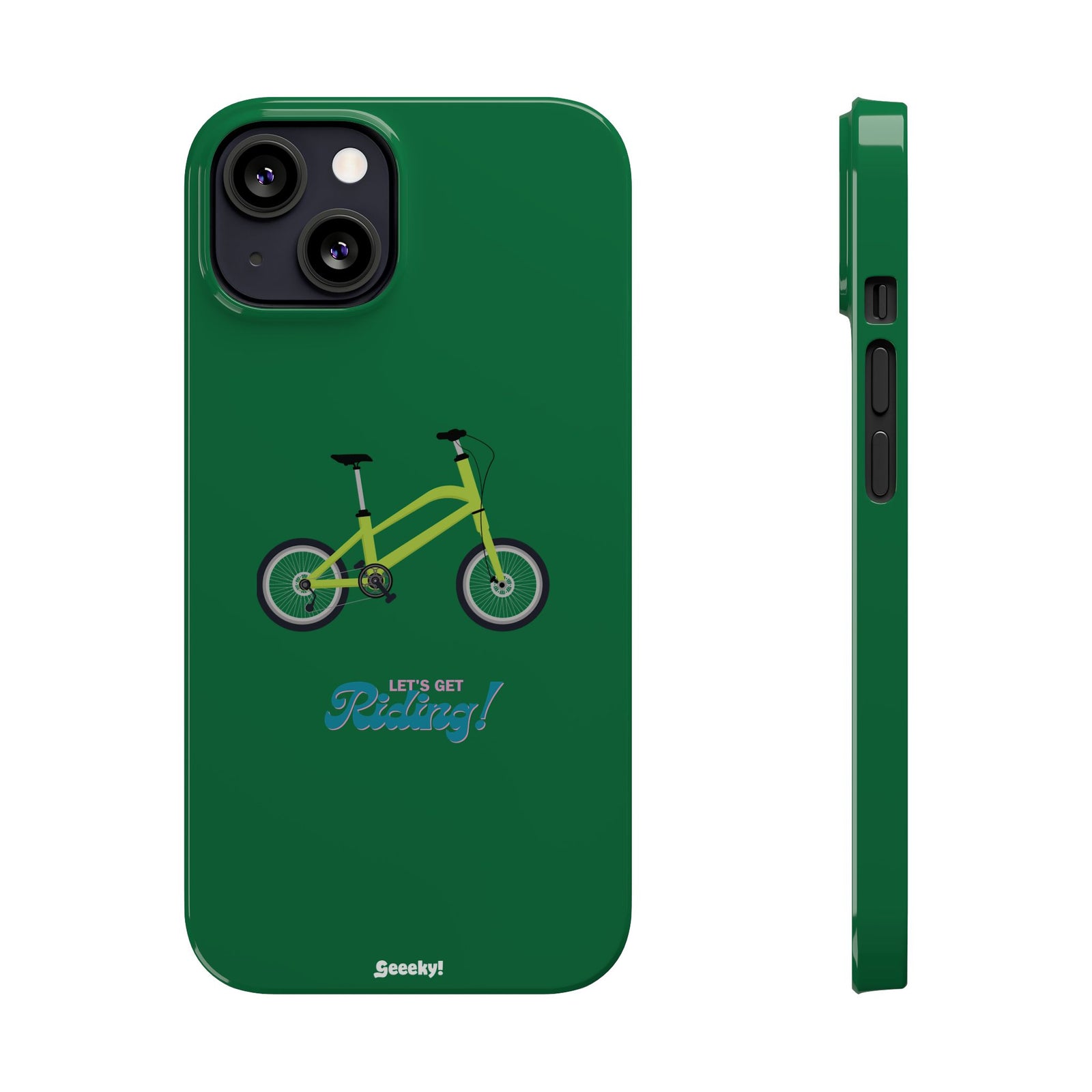 Riding in Racing Green – Slim iPhone Case