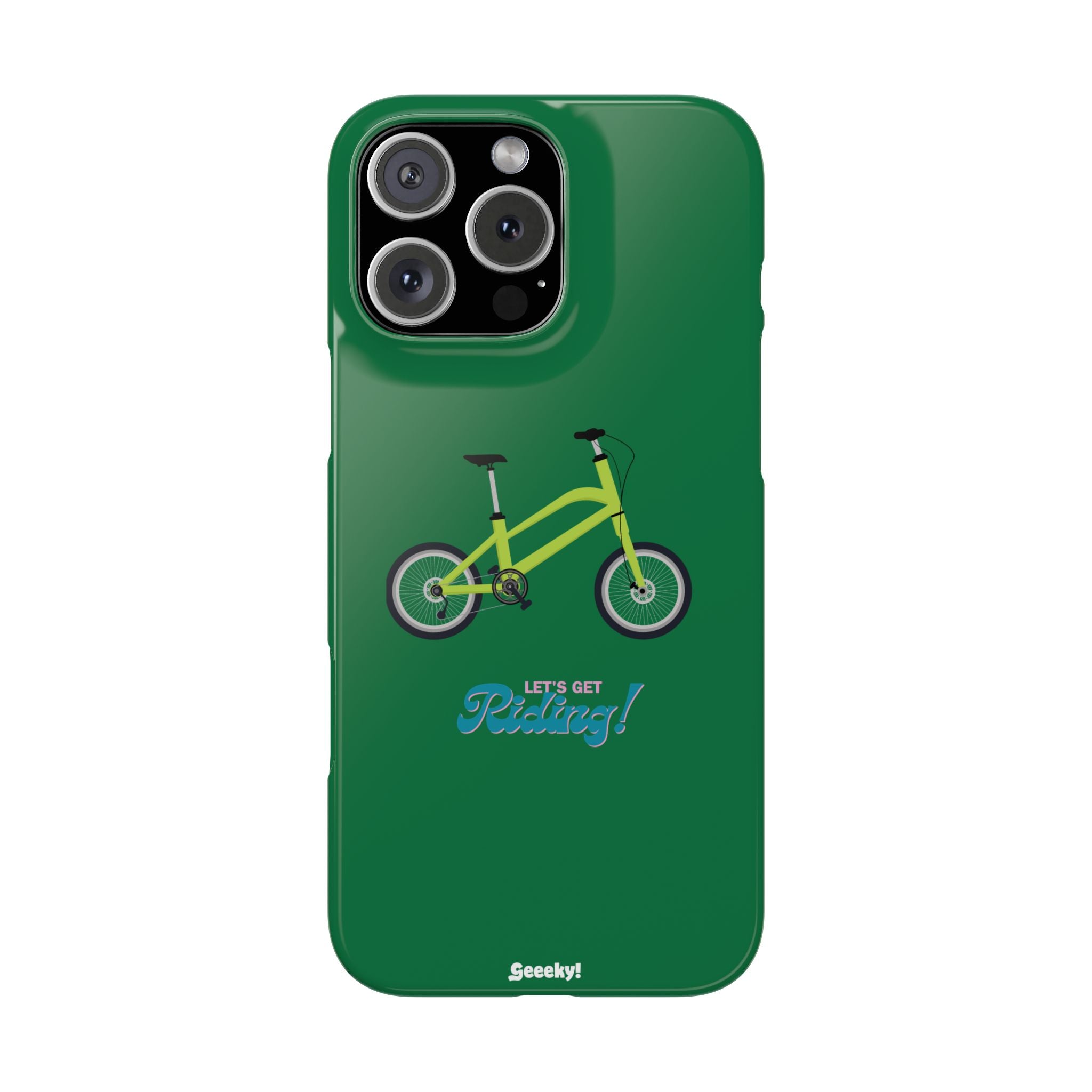 Riding in Racing Green – Slim iPhone Case