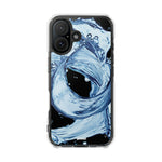 Aqua Surge - Magnetic Clear iPhone Case