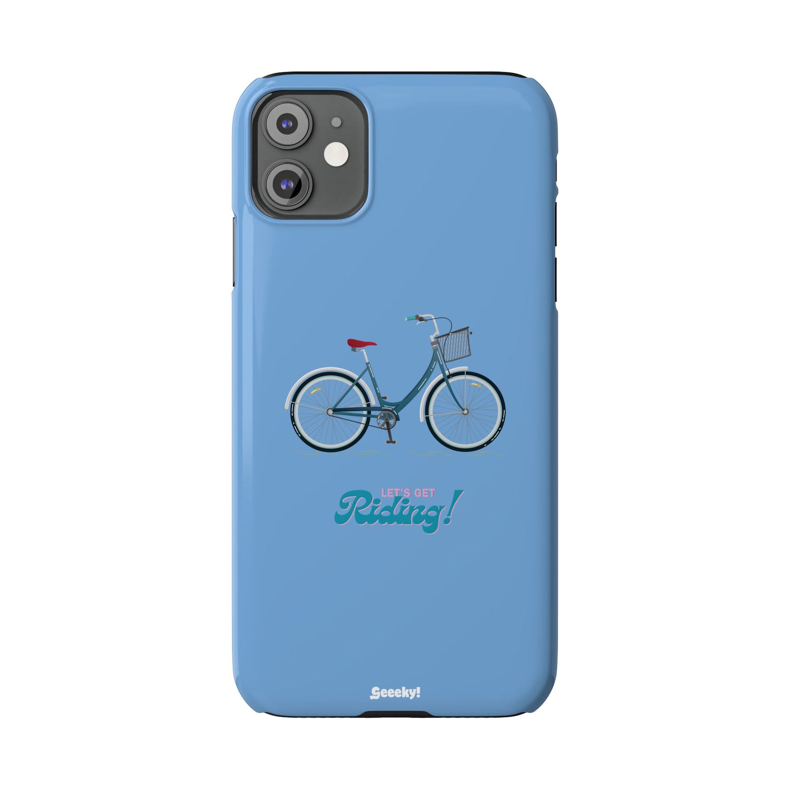 Riding in Blue – Slim iPhone Case