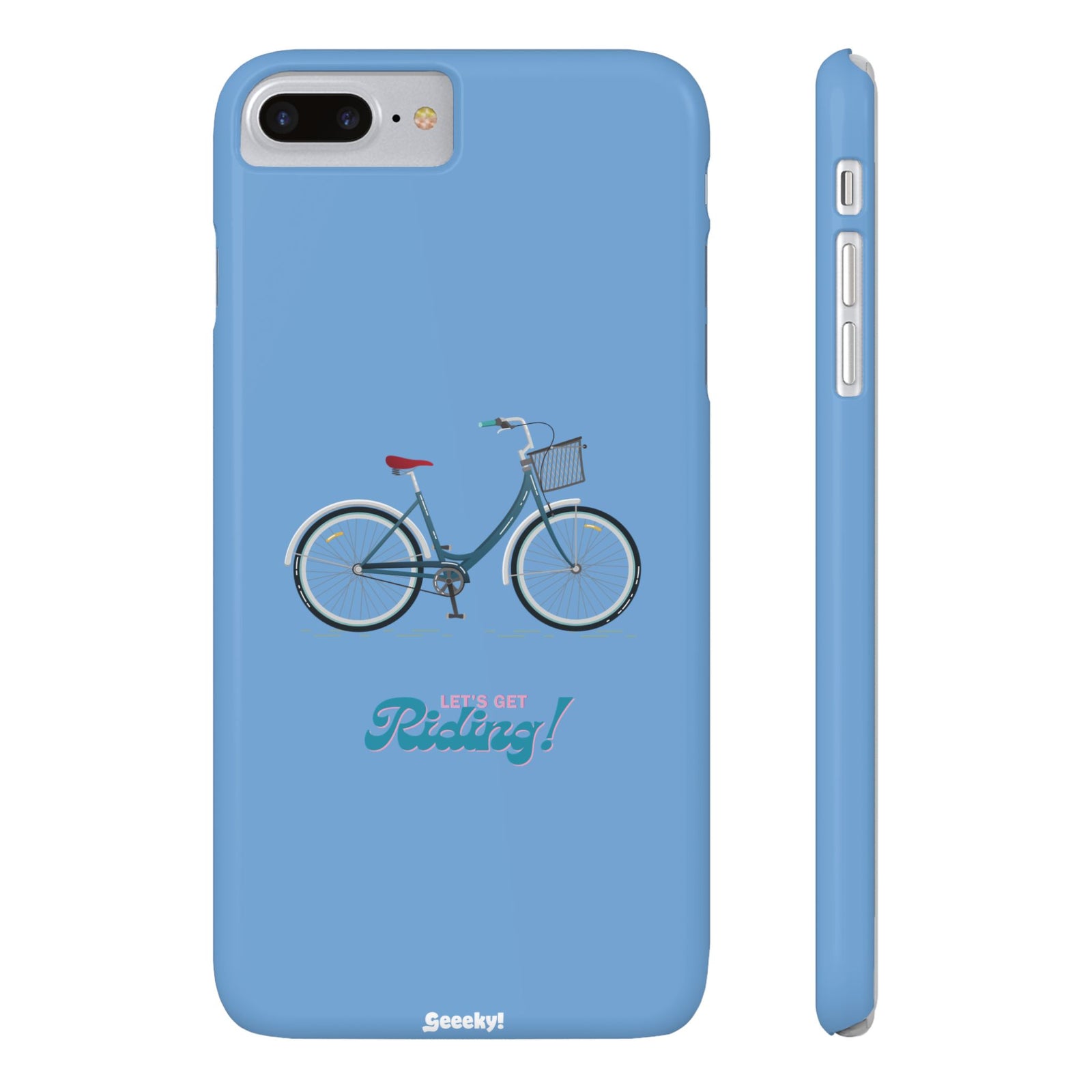 Riding in Blue – Slim iPhone Case