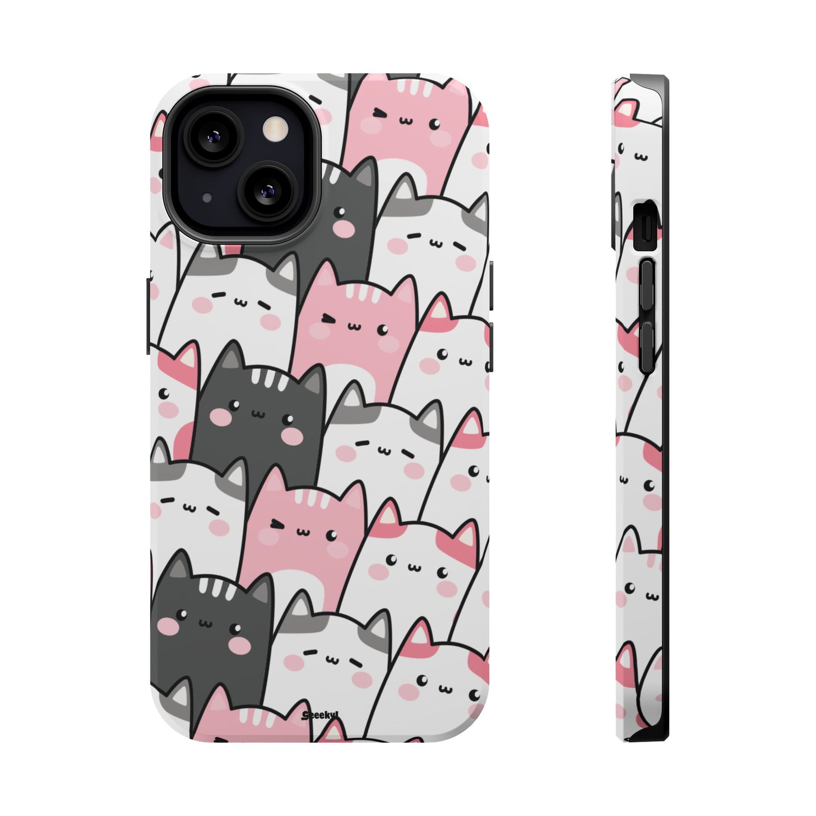 Chubby Cat Mega Cuddle – Magnetic Tough iPhone Case