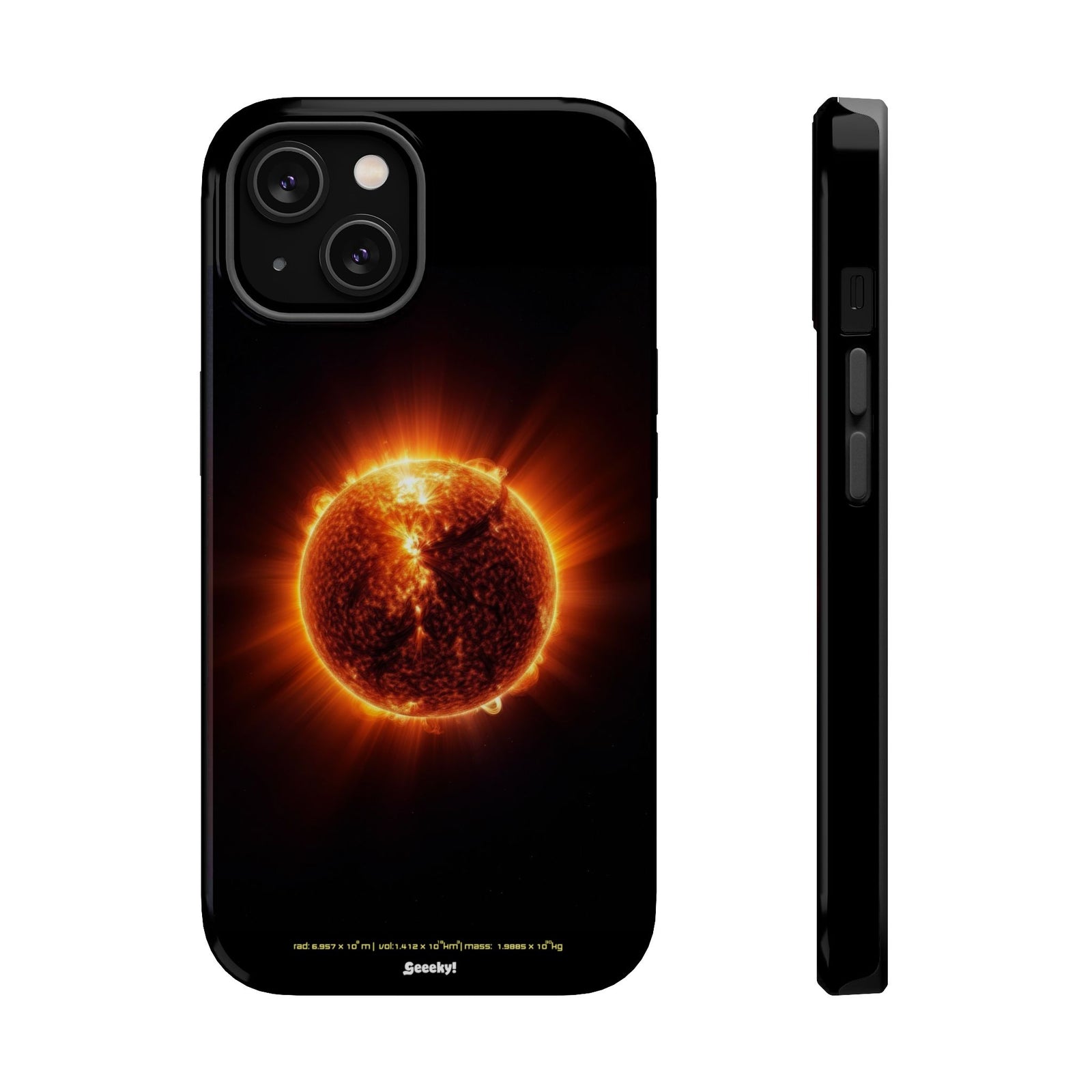 Red Solar Flare – Magnetic Tough iPhone Case