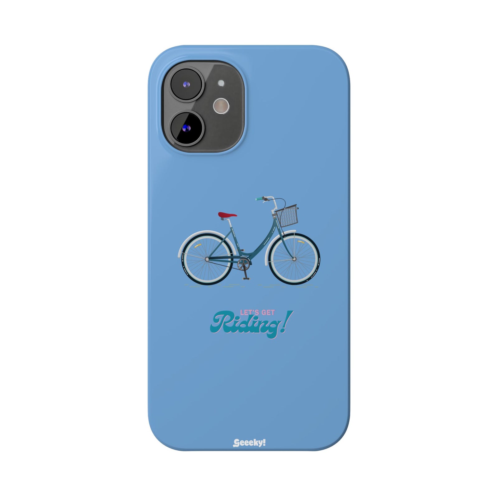 Riding in Blue – Slim iPhone Case