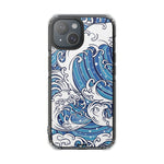 Umi-Nami – Japanese Wave - Magnetic Clear iPhone Case