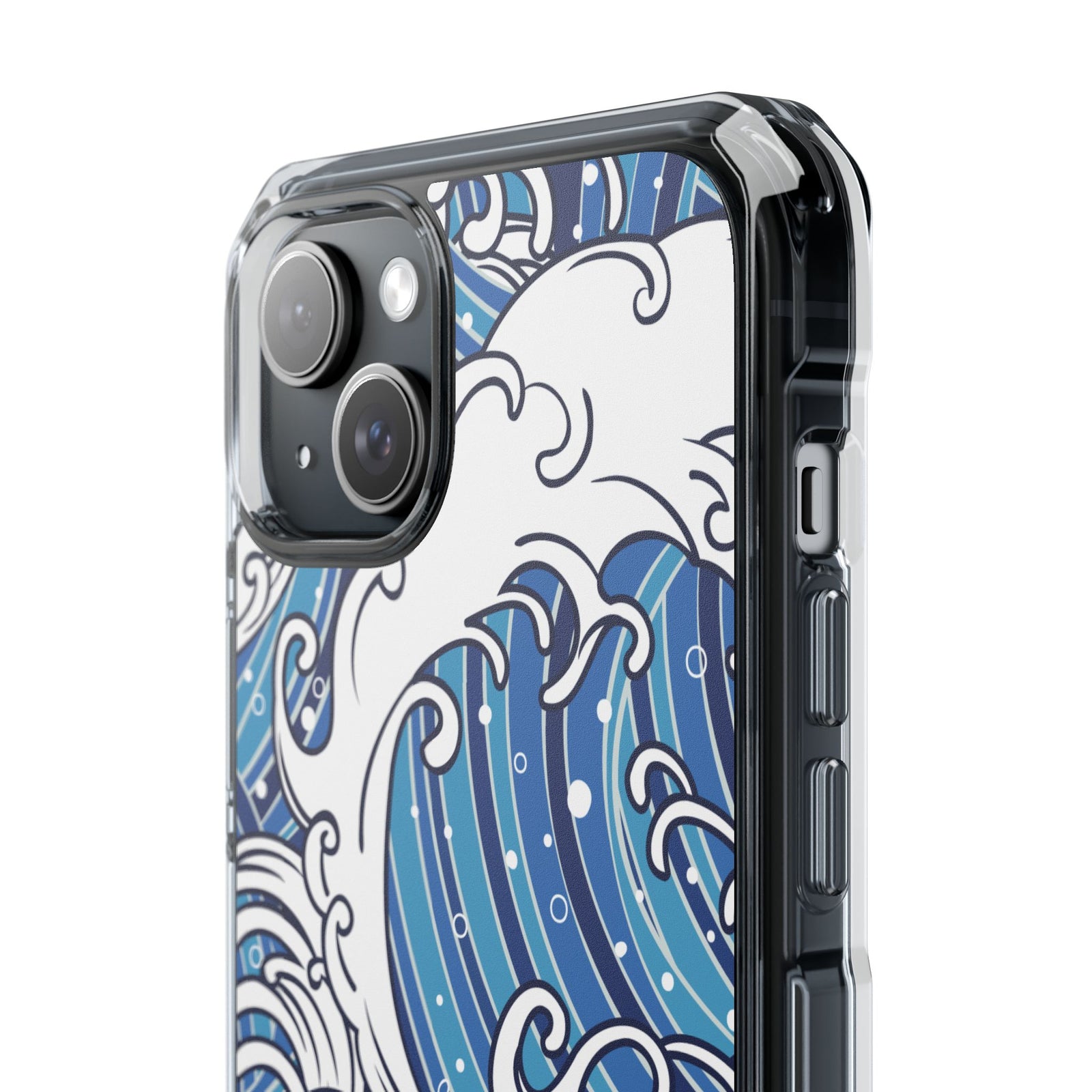 Umi-Nami – Japanese Wave - Magnetic Clear iPhone Case