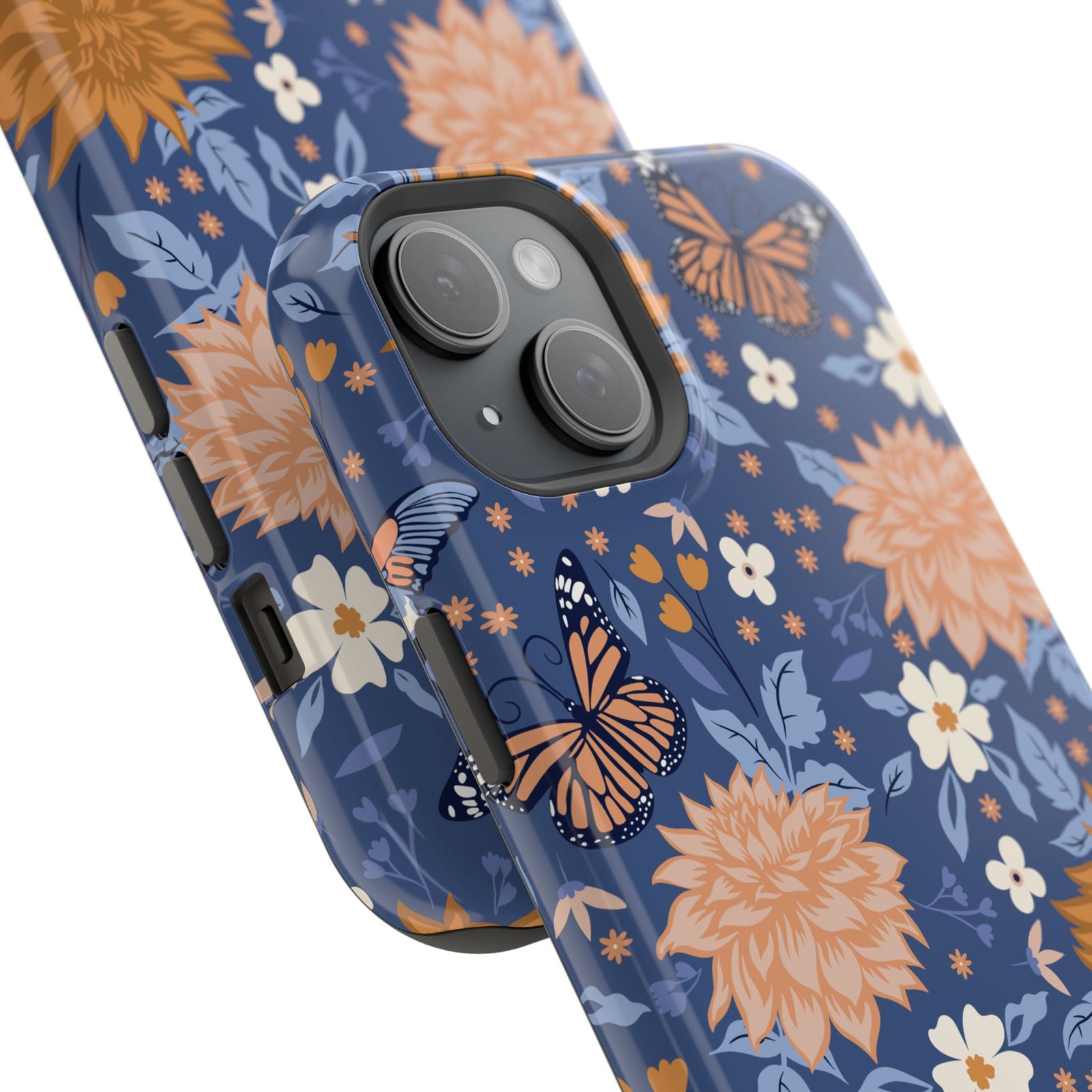 Floral Bliss – Magnetic Tough iPhone Case