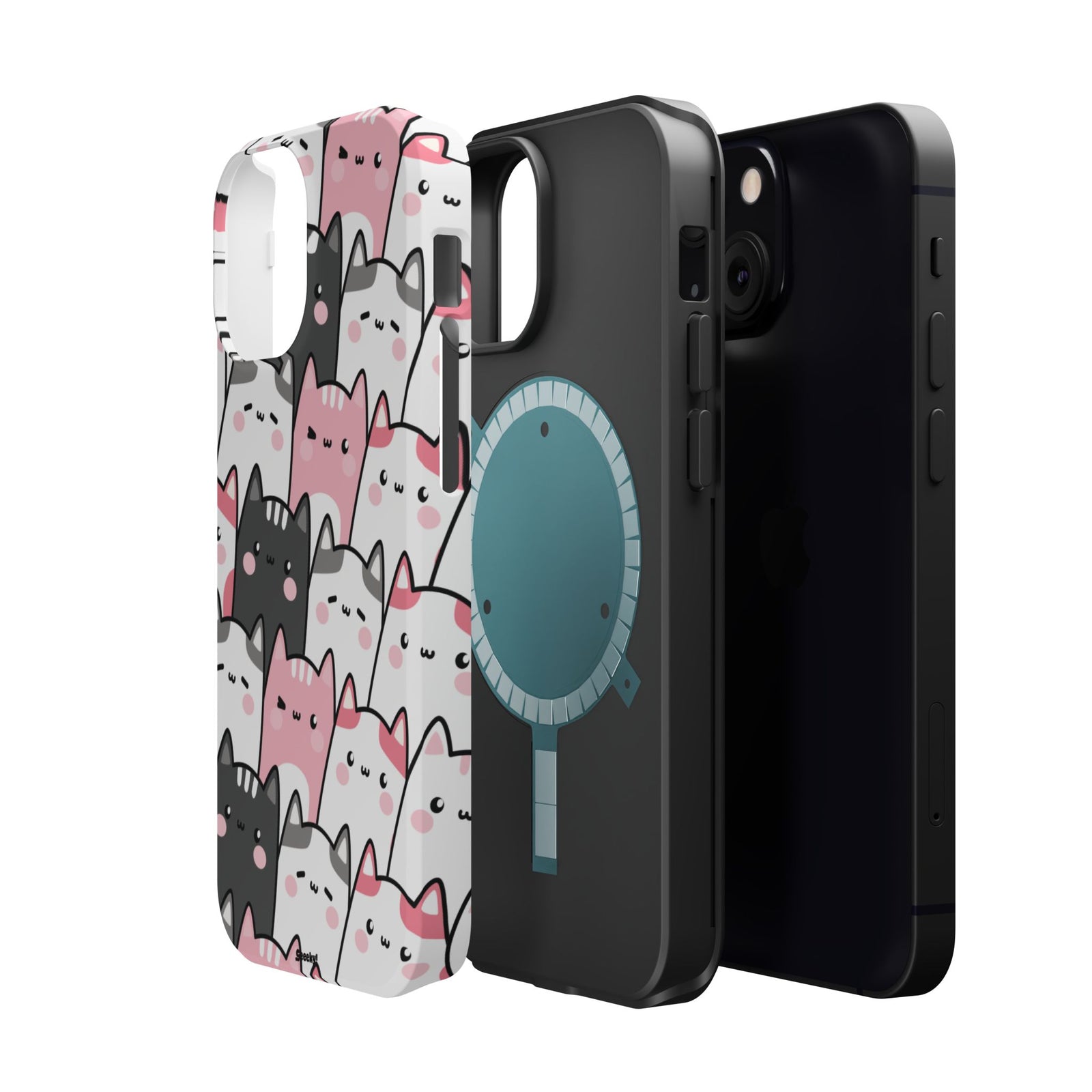 Chubby Cat Mega Cuddle – Magnetic Tough iPhone Case