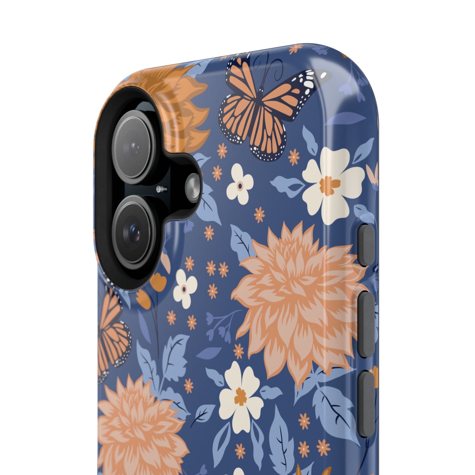 Floral Bliss – Magnetic Tough iPhone Case