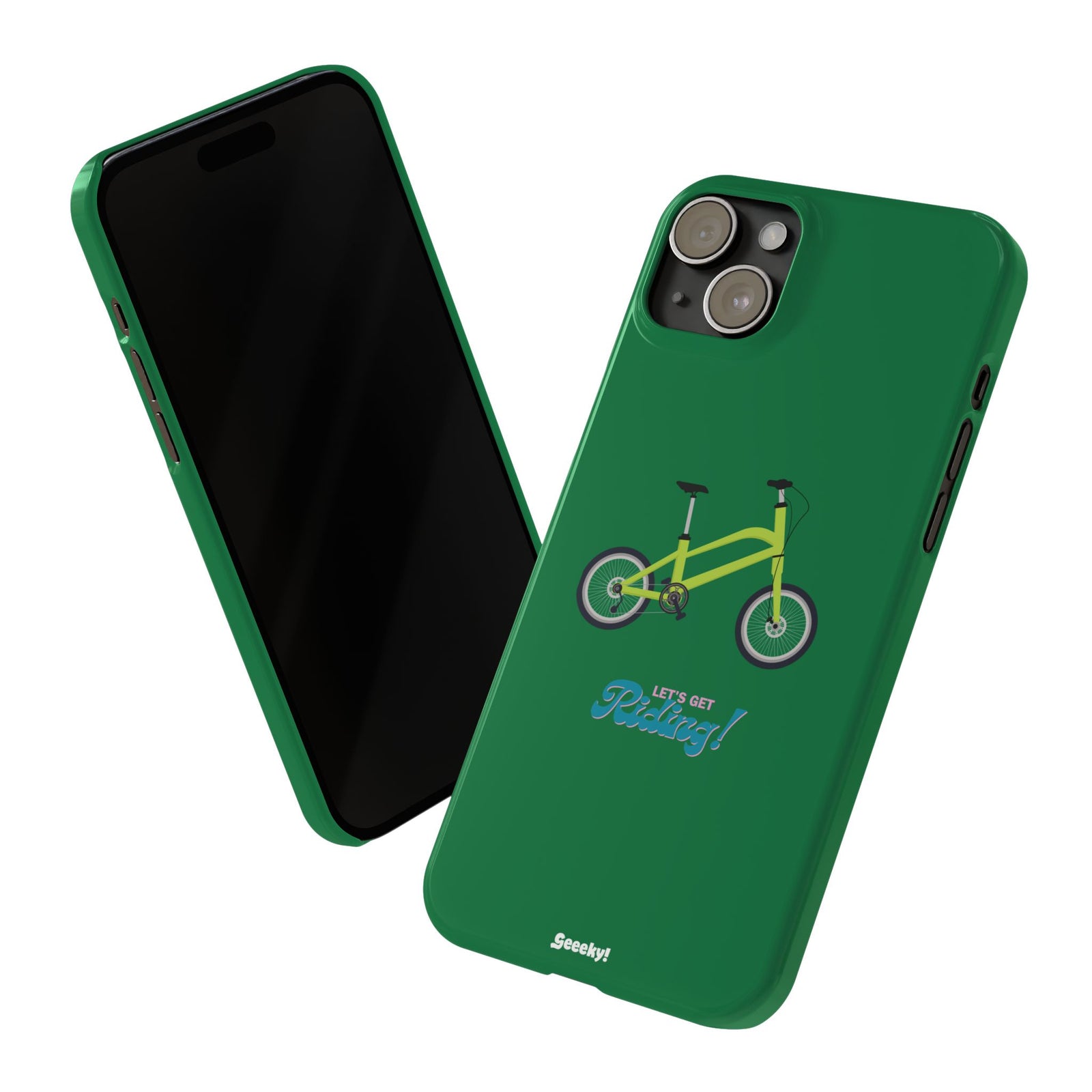 Riding in Racing Green – Slim iPhone Case