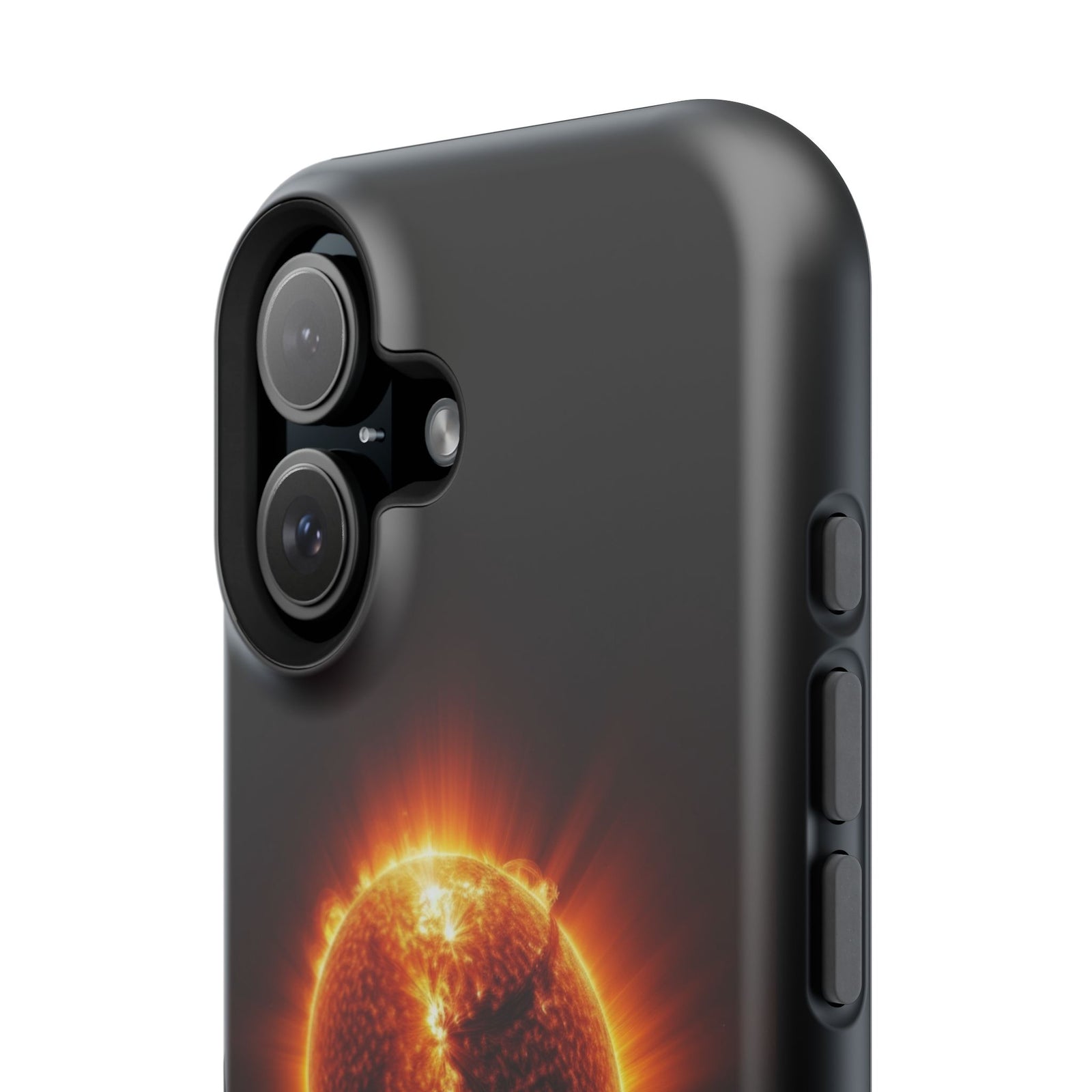 Red Solar Flare – Magnetic Tough iPhone Case