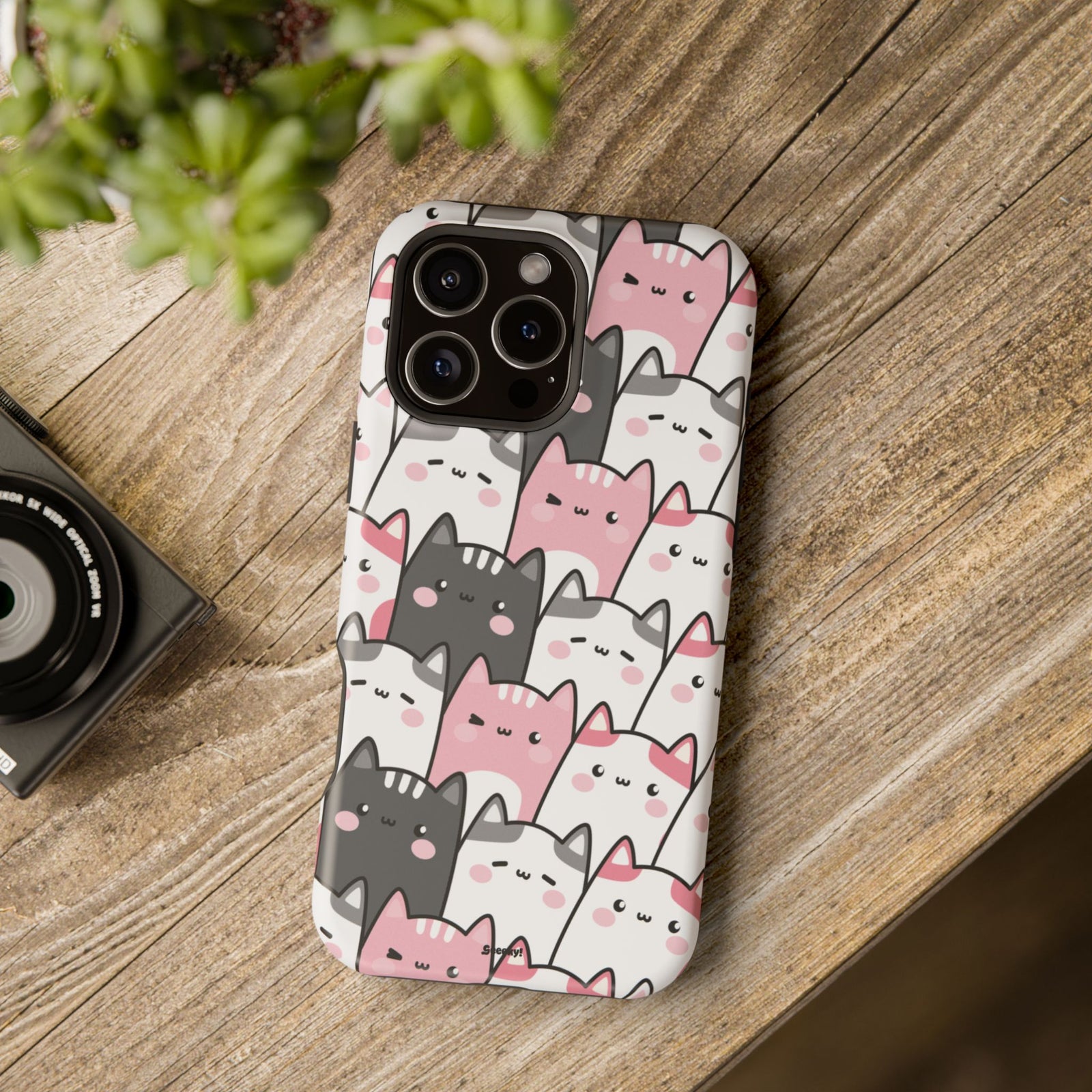 Chubby Cat Mega Cuddle – Magnetic Tough iPhone Case