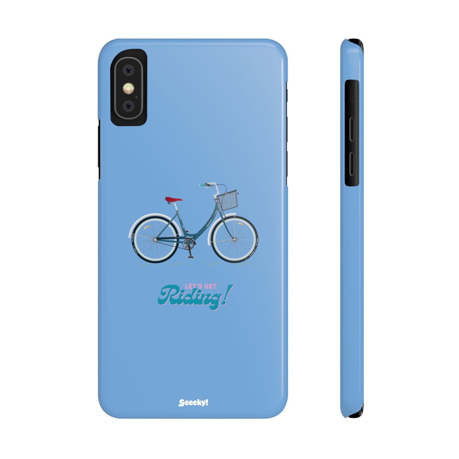 Riding in Blue – Slim iPhone Case