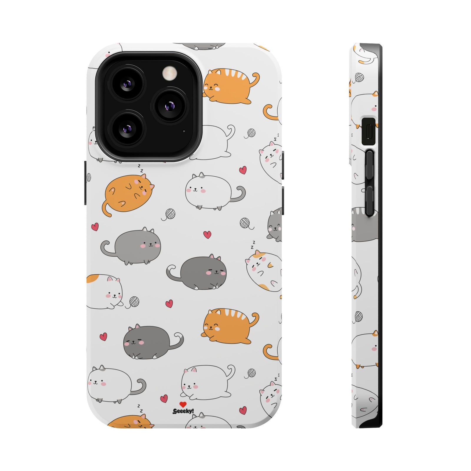 Chubby Cat Cuddle – Magnetic Tough iPhone Case